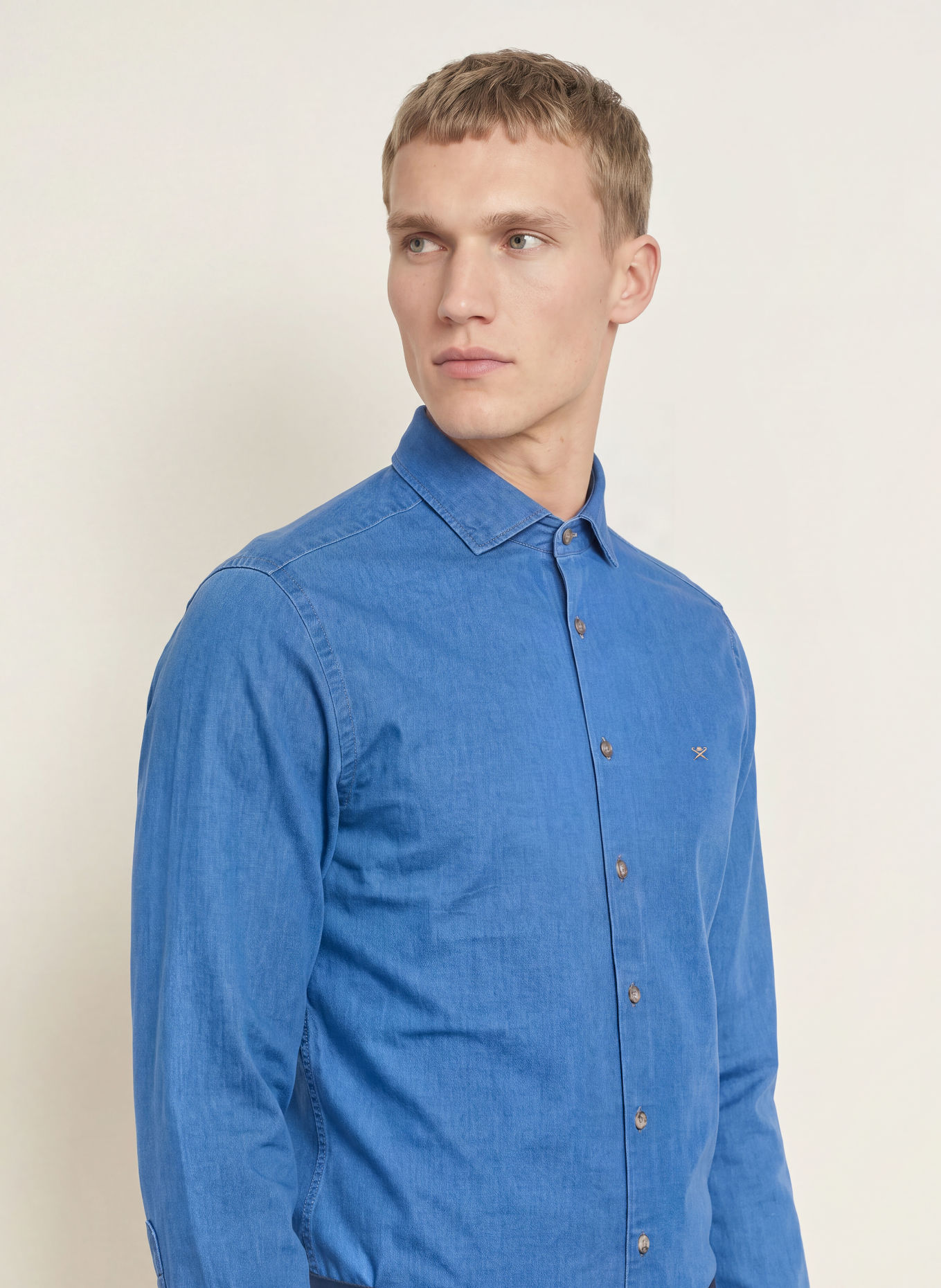 HACKETT LONDON Oxford-overhemd Tailored Fit: LICHTBLAUW