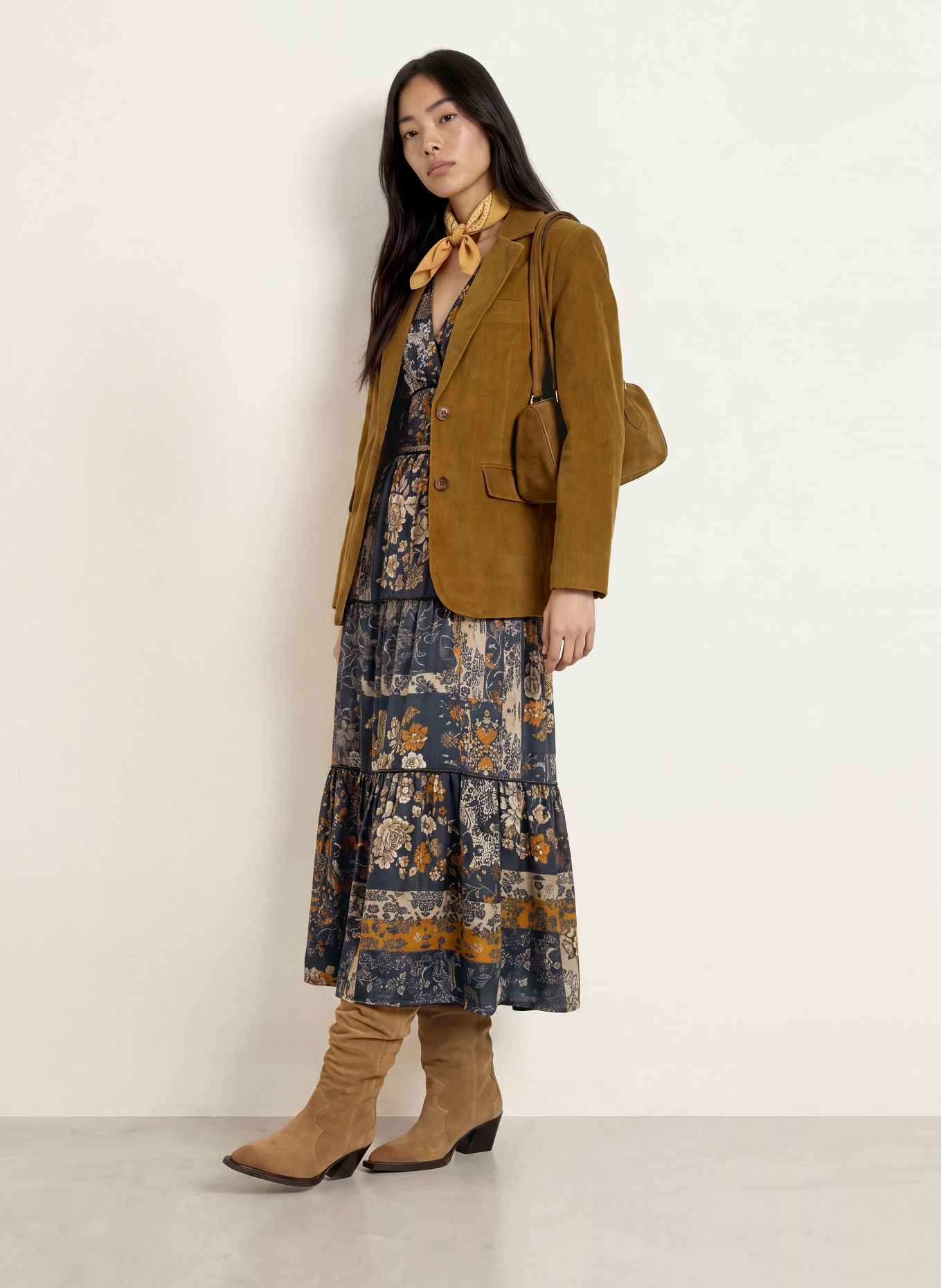 lollys laundry Corduroyblazer RYANLL: COGNAC
