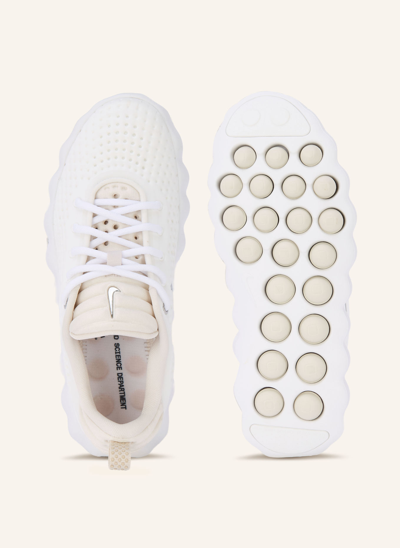 Nike MIND 002 Sneakers: ECRU / SILVER / BEIGE
