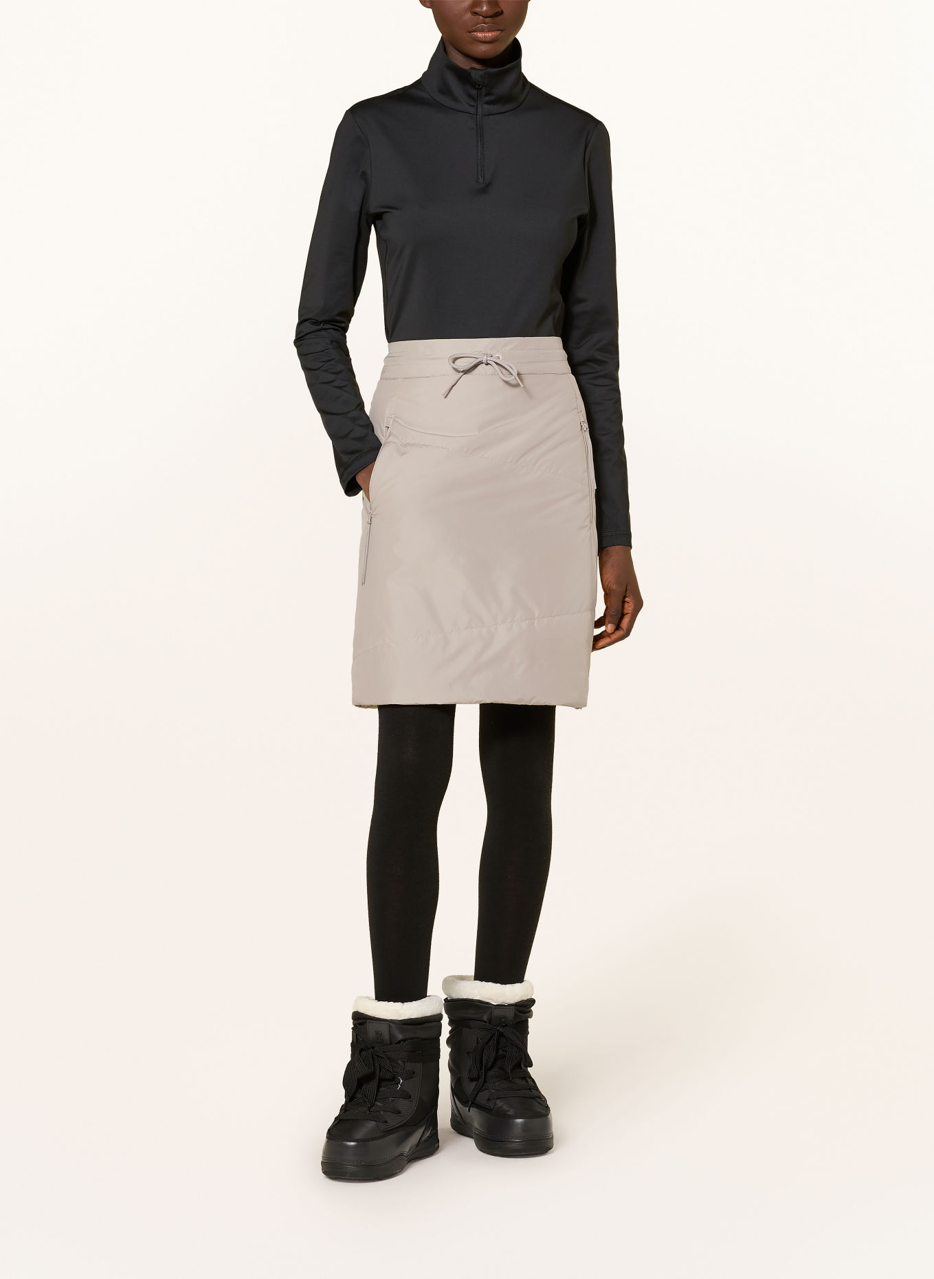 FIRE+ICE BELVA Ski Skirt: LIGHT BROWN