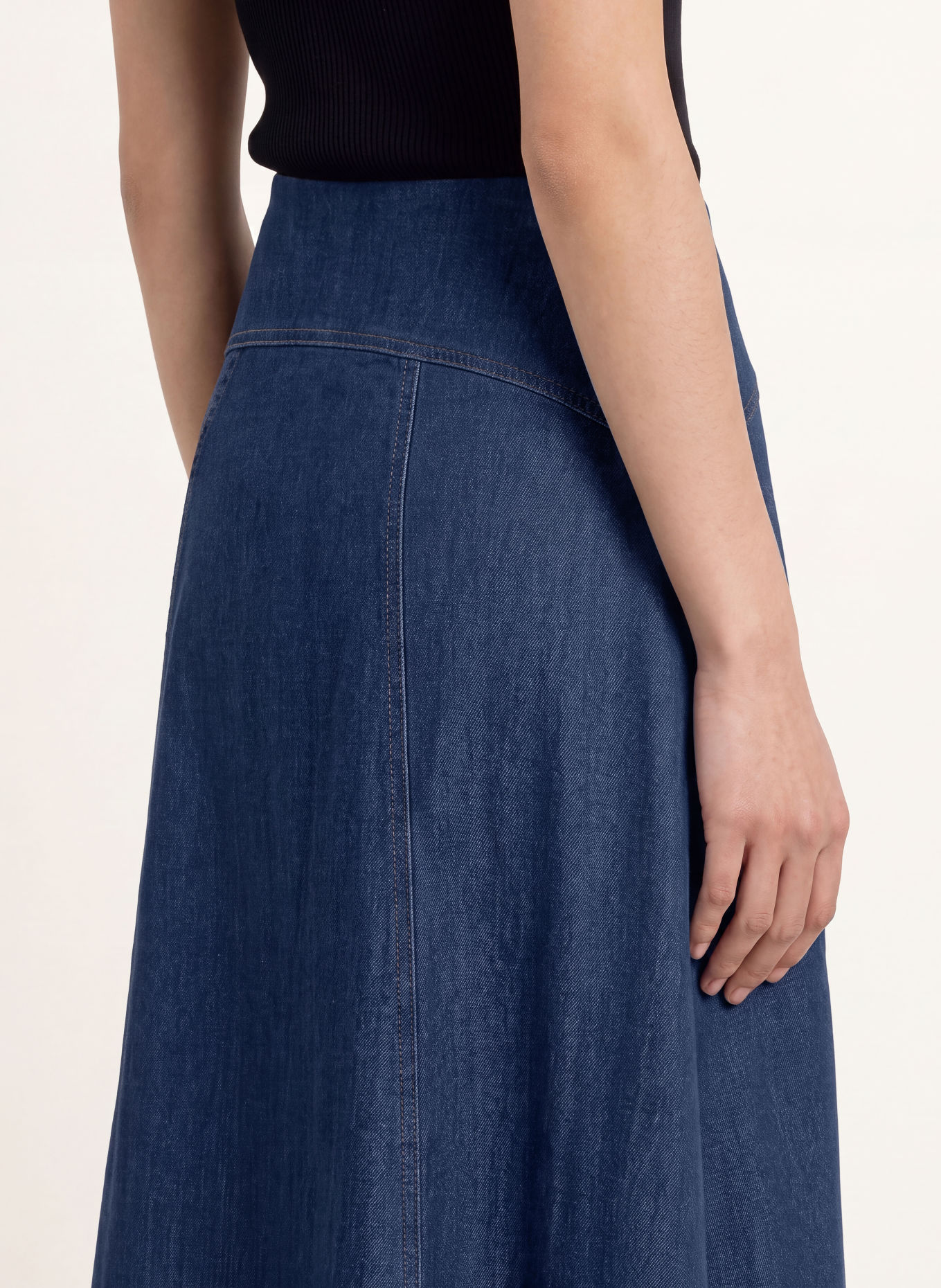MOS MOSH MMAURORA Jeans Skirt: DARK BLUE