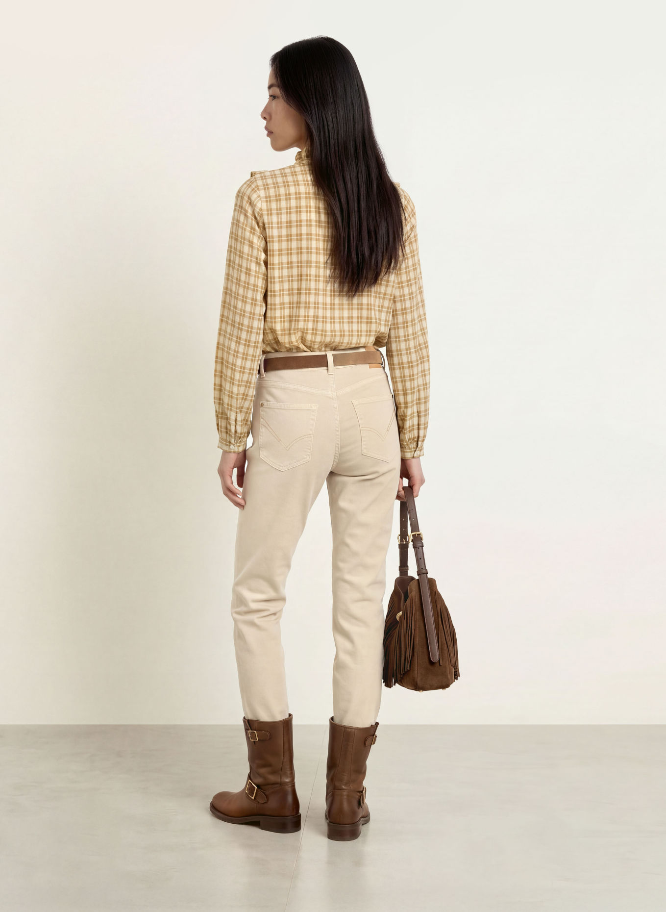 MOS MOSH Blugi drepți MMCOLORADO: 128 Oxford Tan