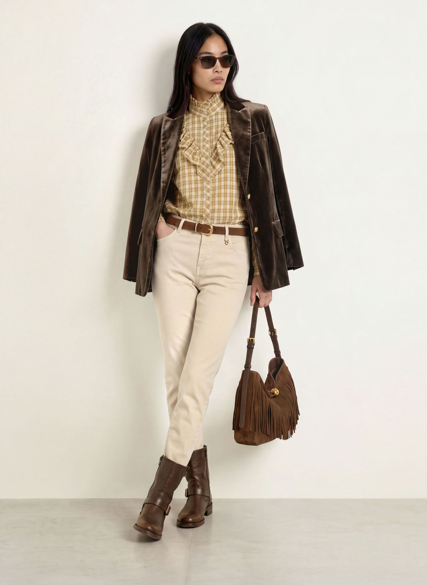 MOS MOSH Blugi drepți MMCOLORADO: 128 Oxford Tan