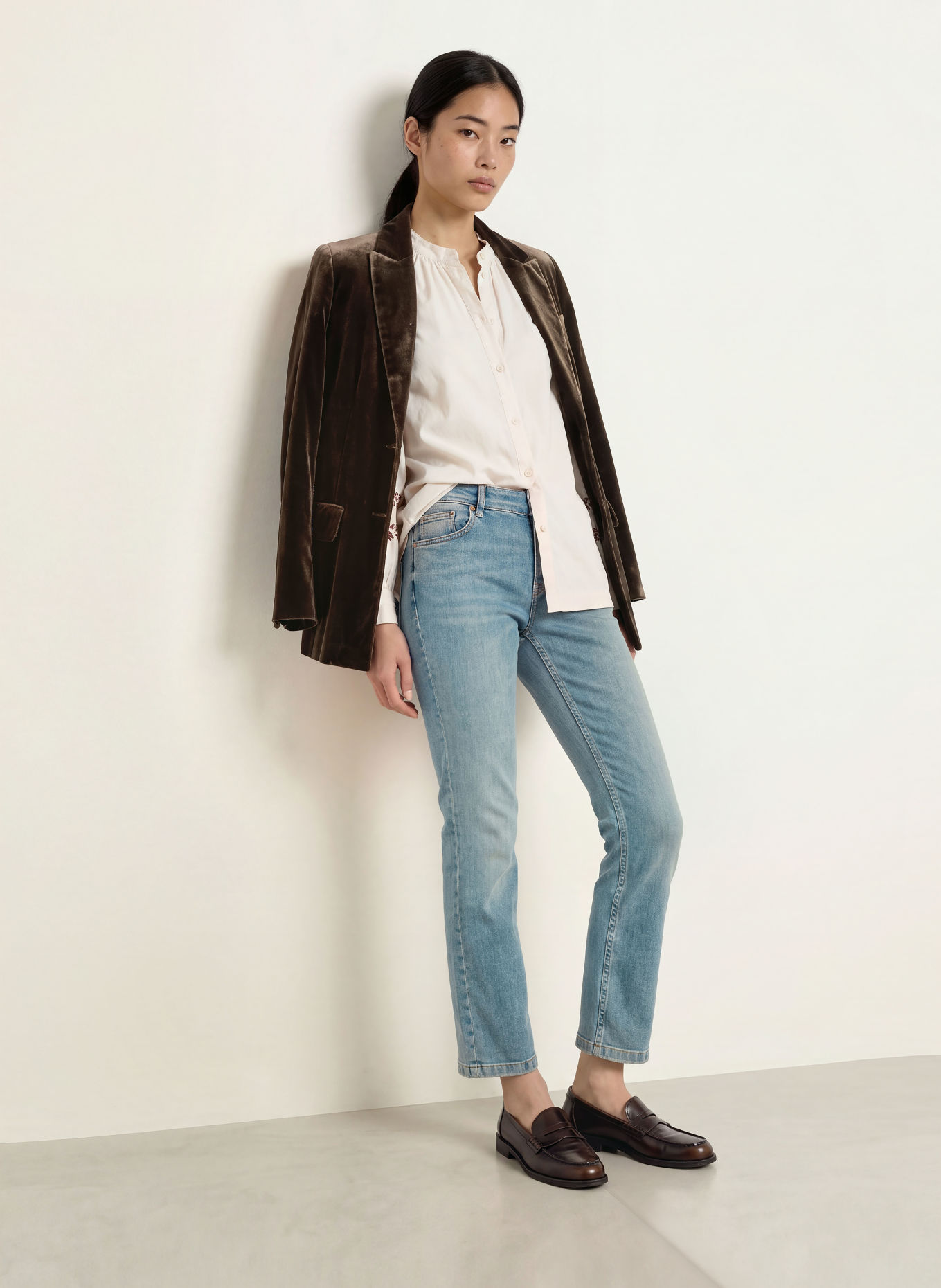 MOS MOSH Straight Jeans MMASHLEY: 403 VINTAGE BLUE