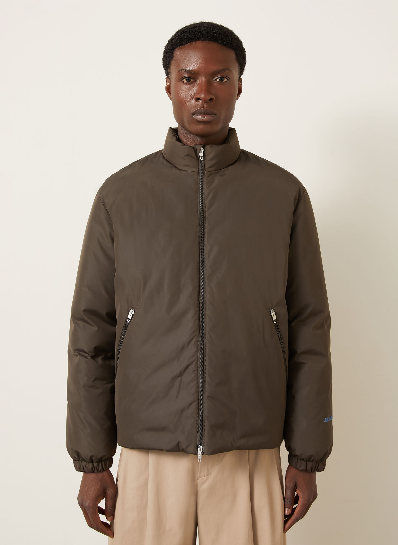 JIL SANDER Donsjas: MARRON FONCÉ