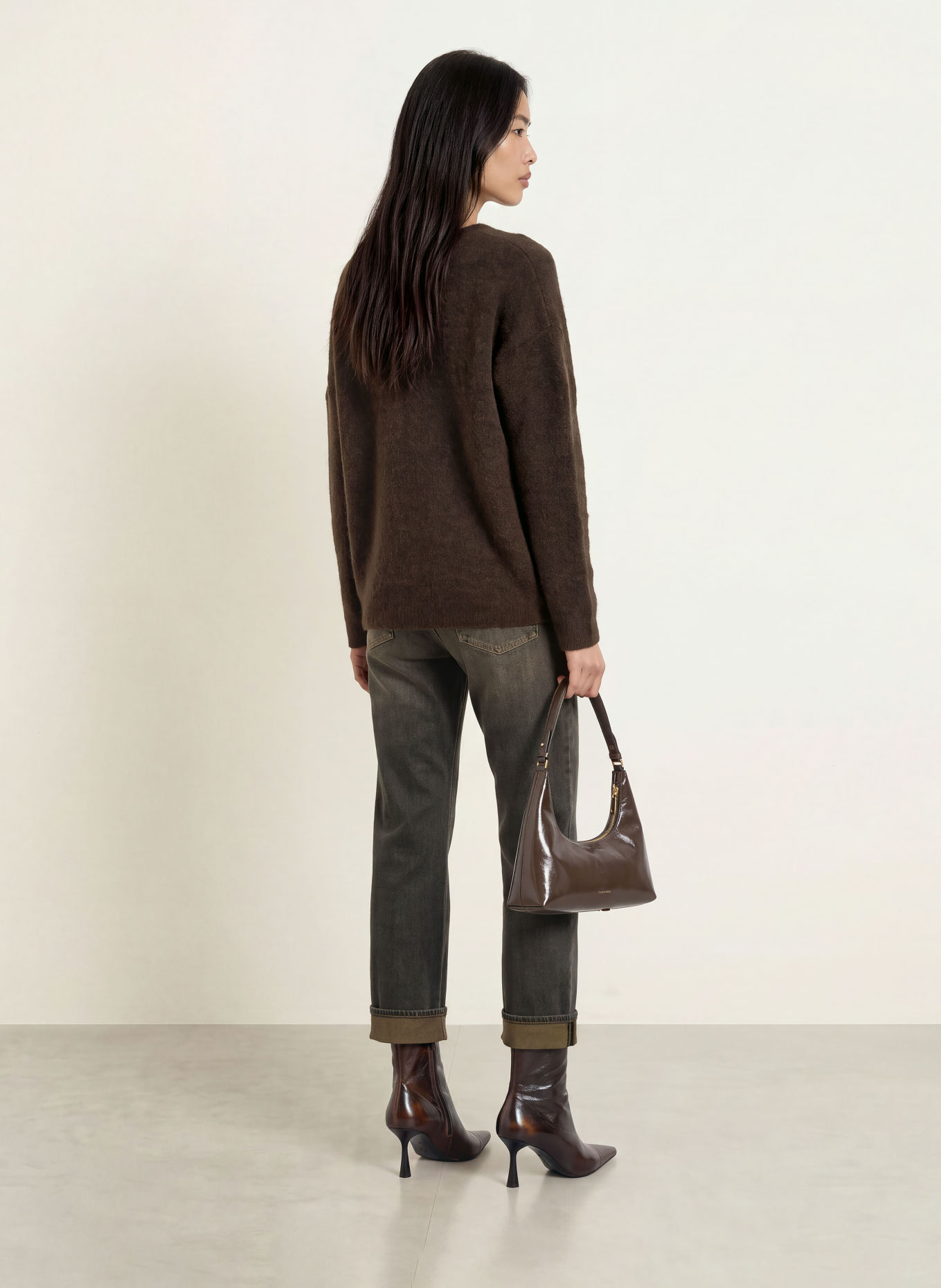MOS MOSH MMRACHEL Boyfriend jeans with Decorative Beads: 850 GREY