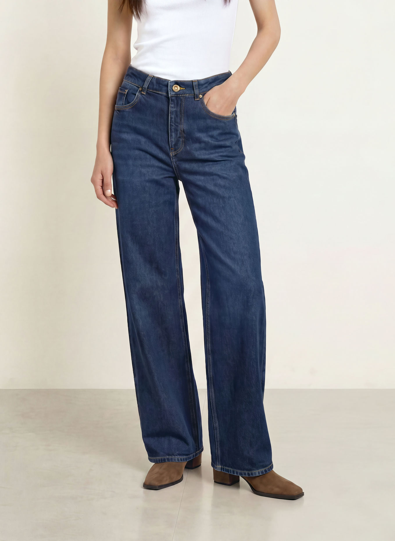 MOS MOSH Straight jeans MMRELEE: 447 DARK BLUE
