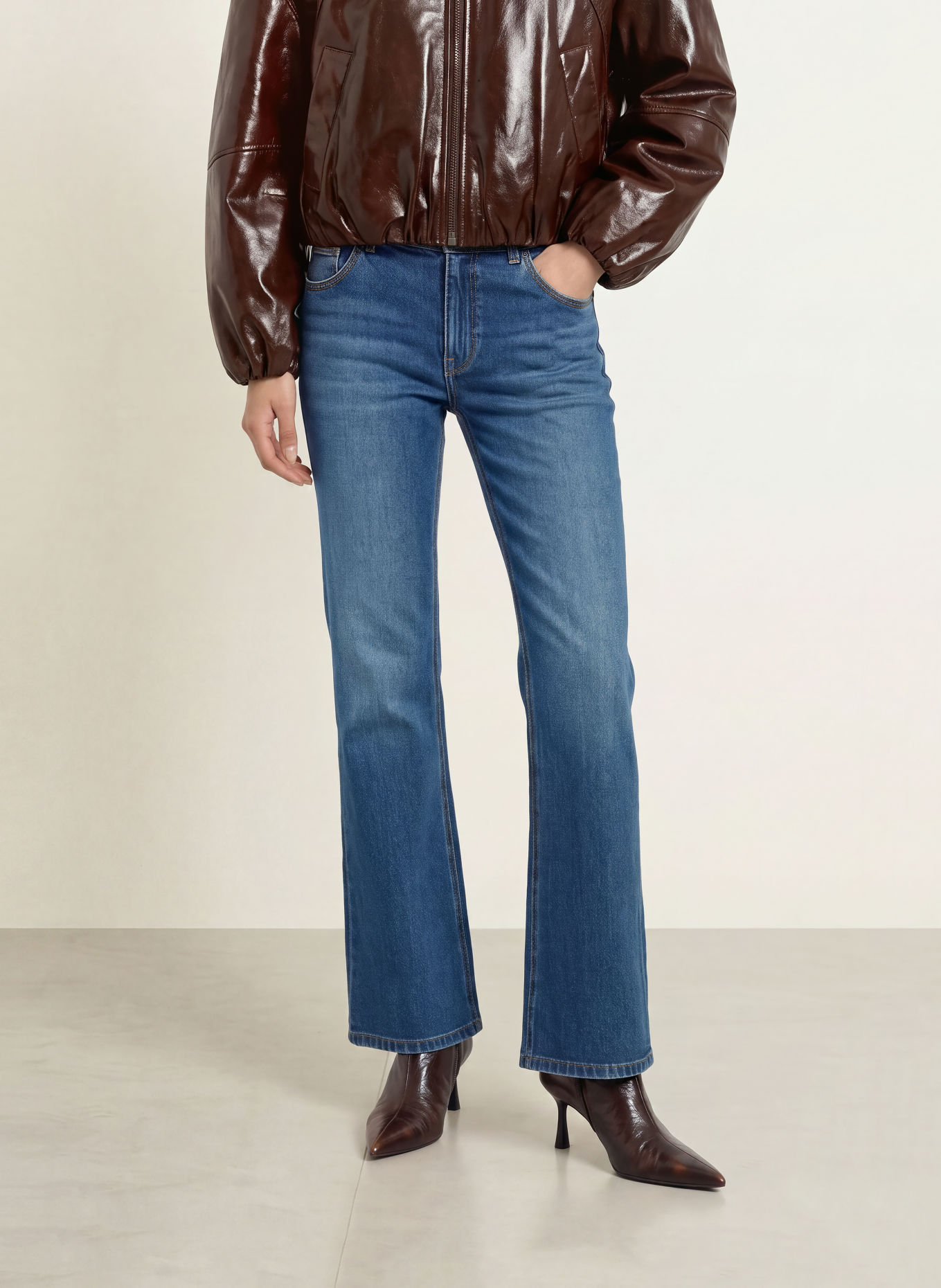MOS MOSH Flared-jeans MMMARLENA: 401 BLUE