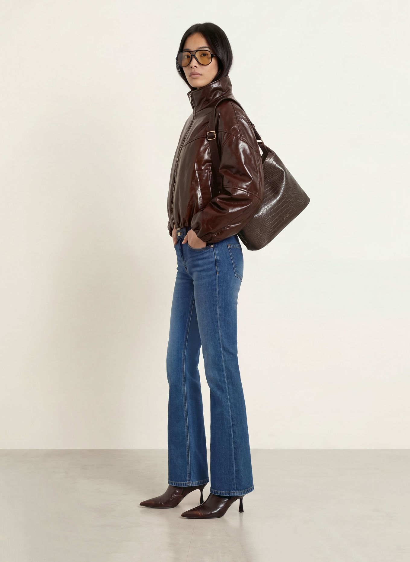 MOS MOSH Flared-jeans MMMARLENA: 401 BLUE