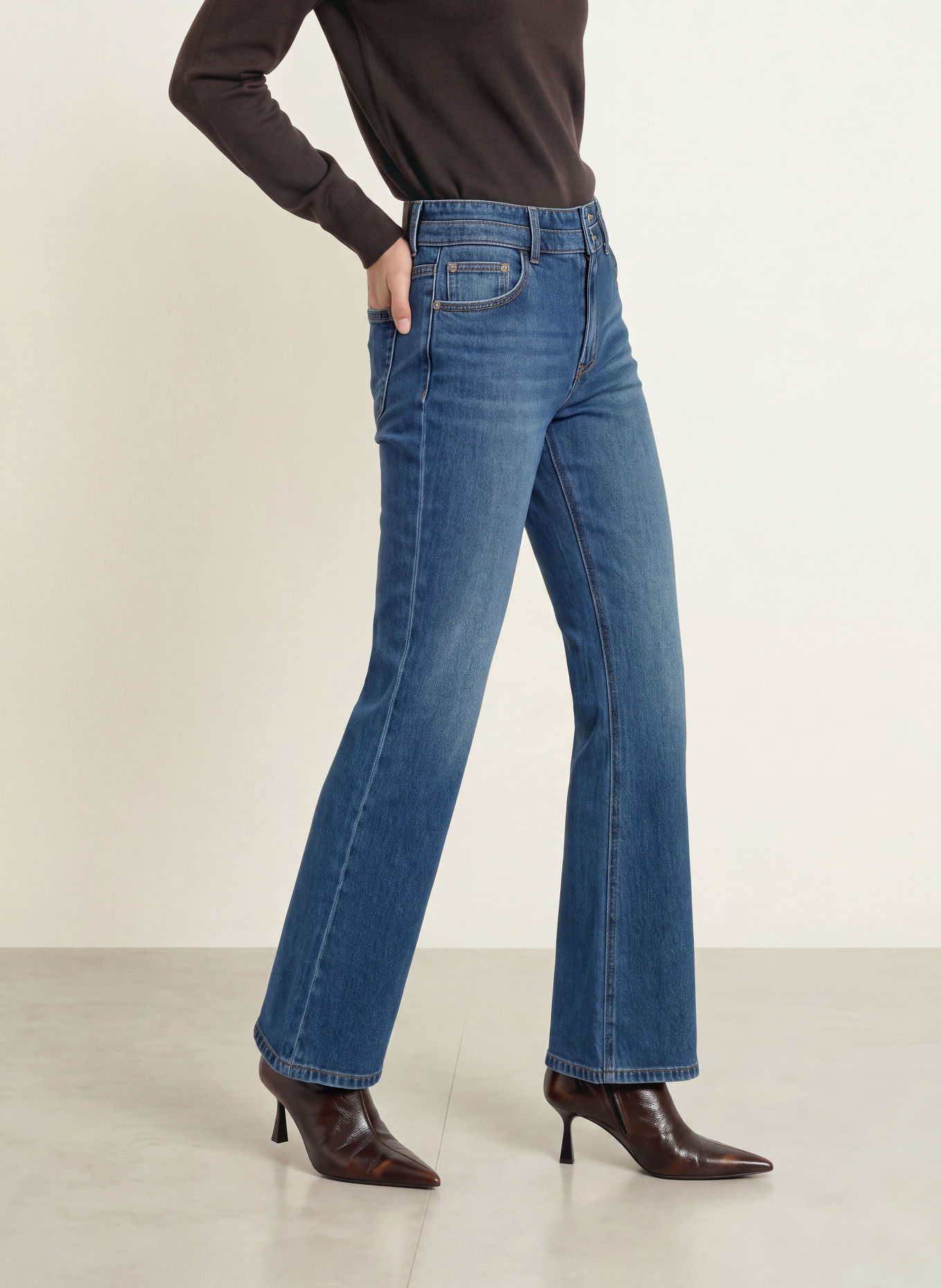 MOS MOSH Flared-jeans MMMARLENA: 401 BLUE