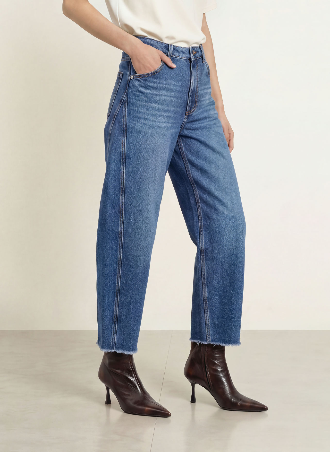 MOS MOSH Barrel-leg jeans MMELVA: 401 BLUE