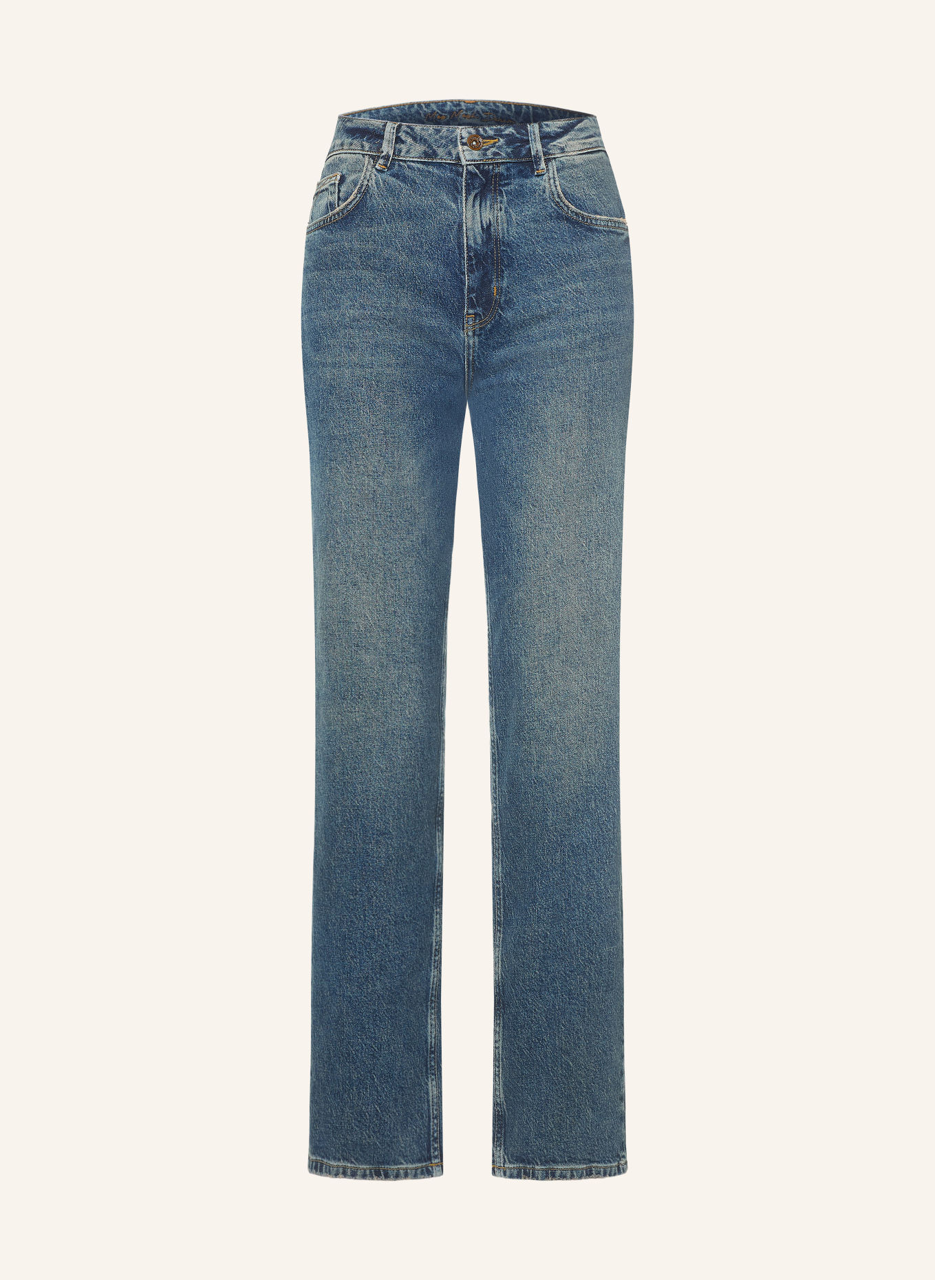 MOS MOSH Jeansy straight MMDIVONA: 403 VINTAGE BLUE