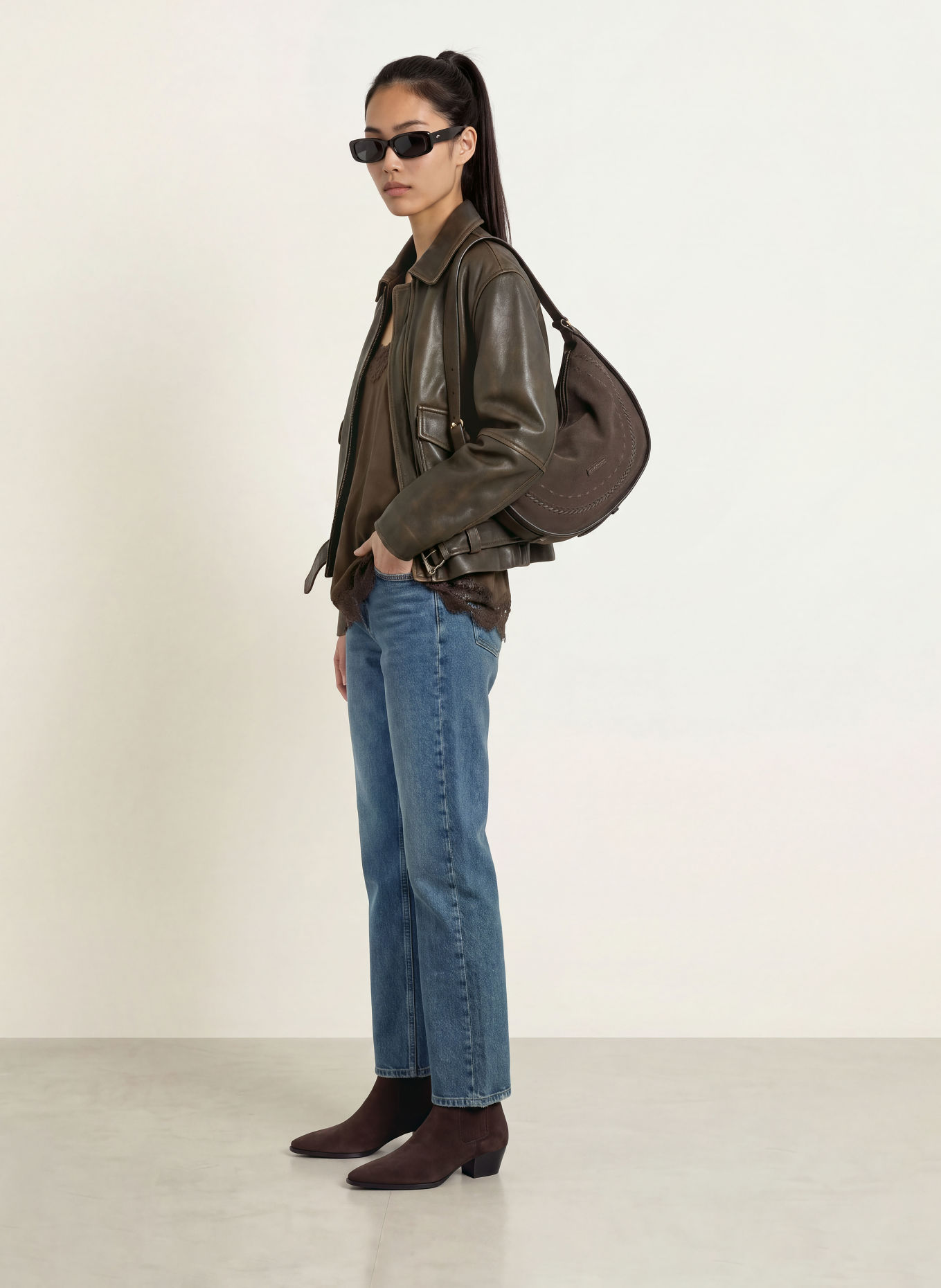 MOS MOSH Jeansy straight MMDIVONA: 403 VINTAGE BLUE