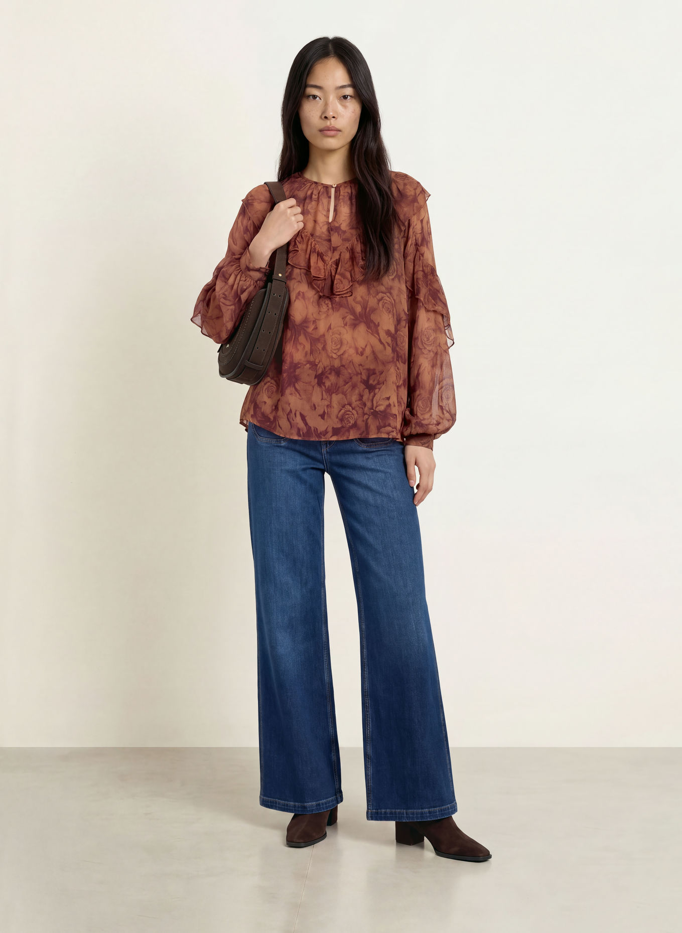 MOS MOSH Wide-Leg jeans MMCOLETTE: 447 DARK BLUE