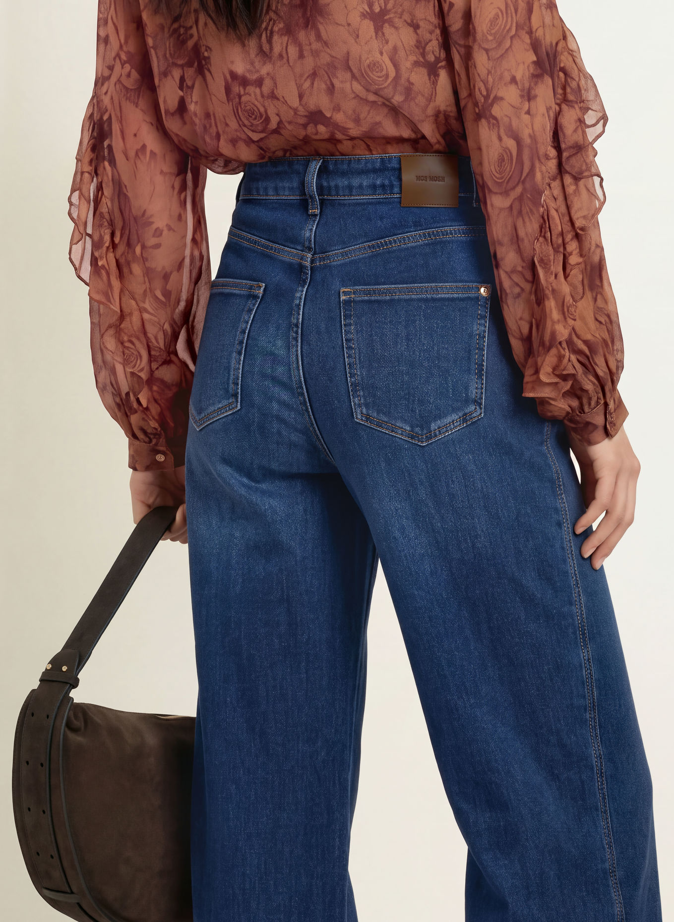 MOS MOSH Wide-Leg jeans MMCOLETTE: 447 DARK BLUE
