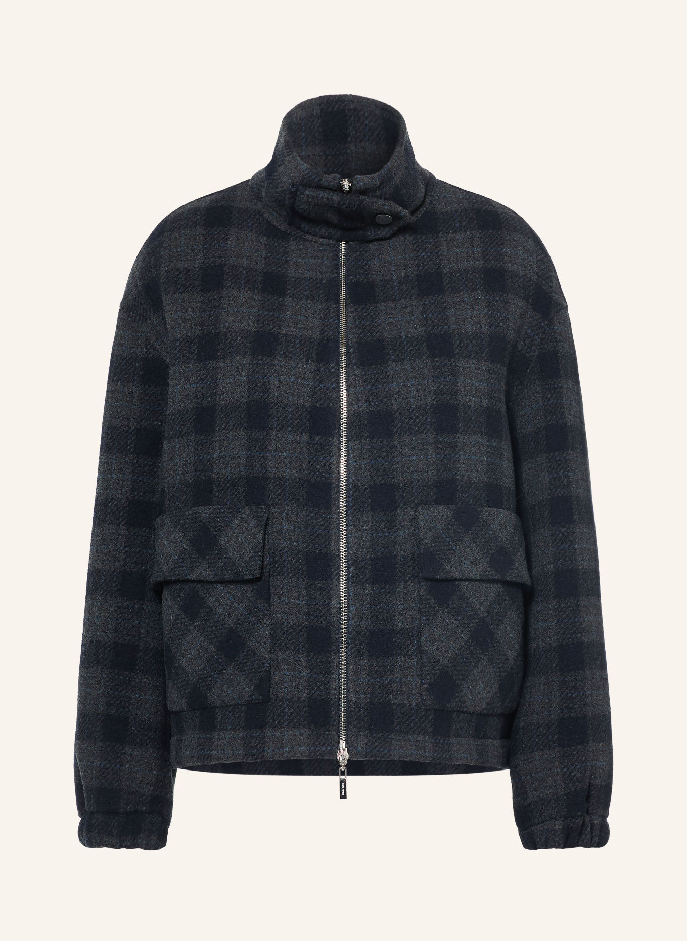 MOS MOSH Blouson MMCAMILLE: DUNKELBLAU / DUNKELGRAU / BLAU