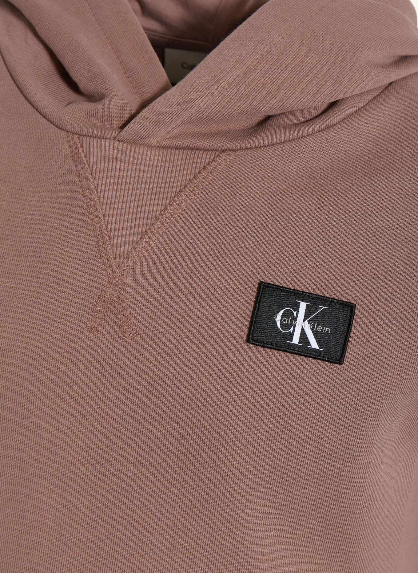 Calvin Klein Hoodie: TAUPE / WIT / ZWART