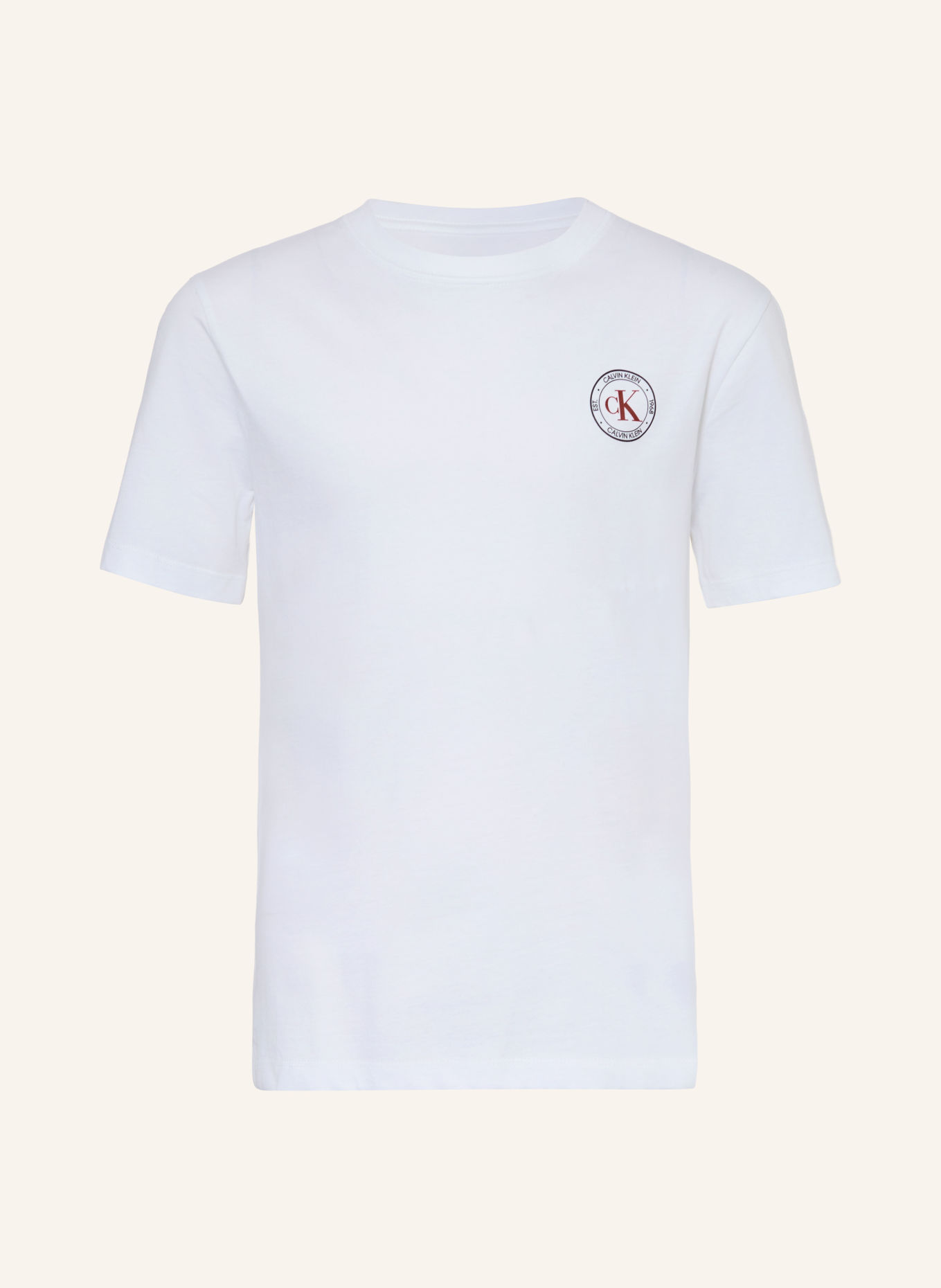 Calvin Klein T-shirt: WHITE