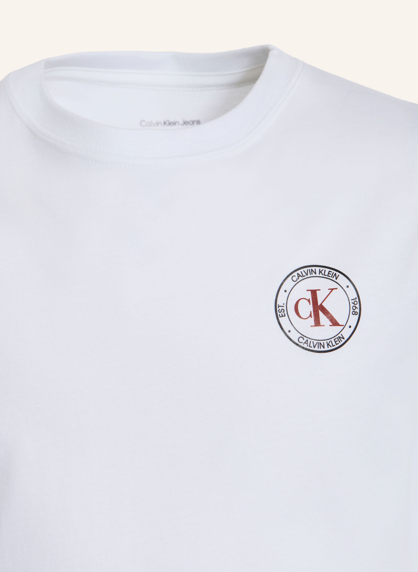 Calvin Klein T-shirt: WHITE