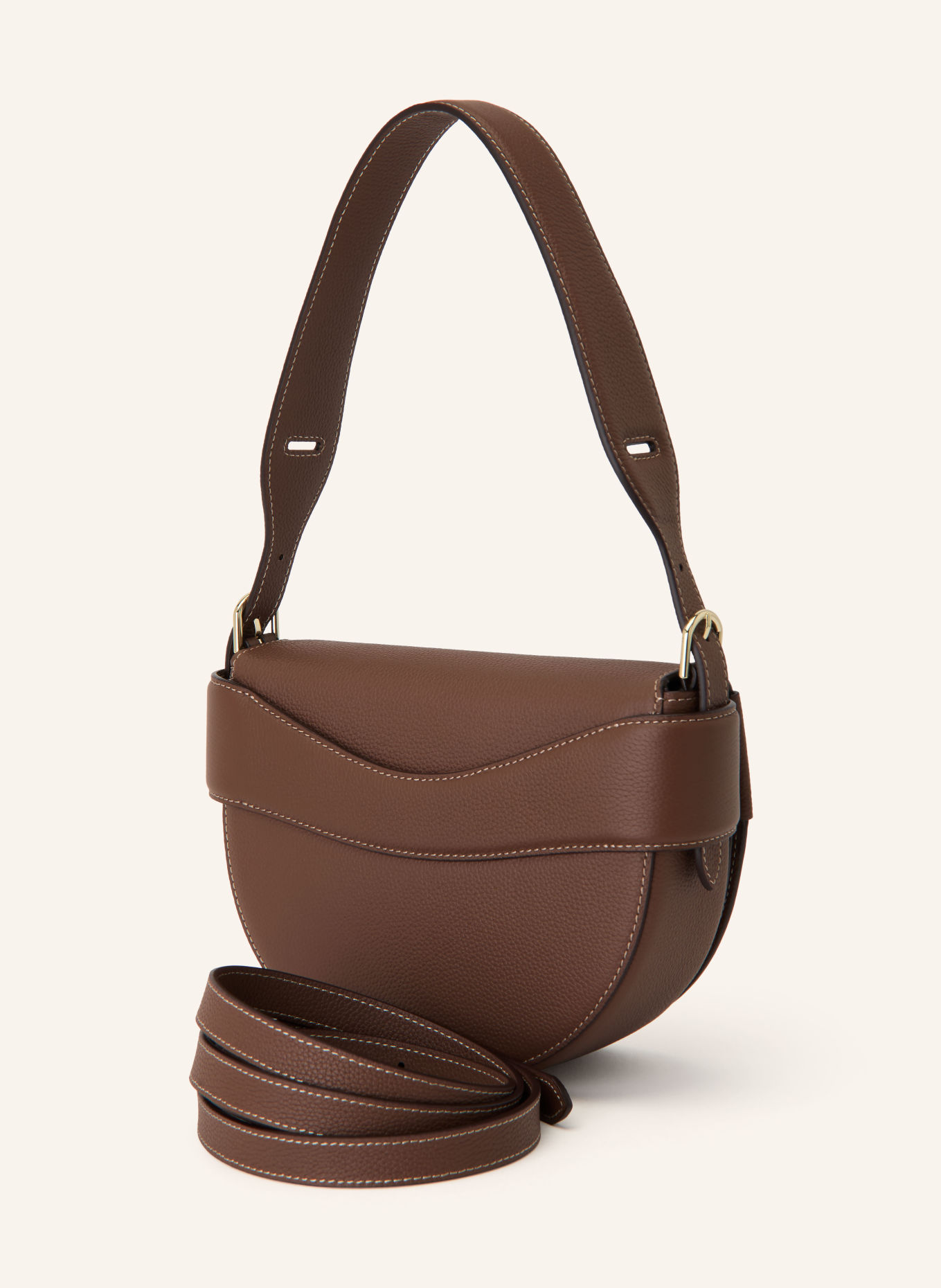AIGNER Schoudertas SELLINA SMALL: BRUIN / GOUD