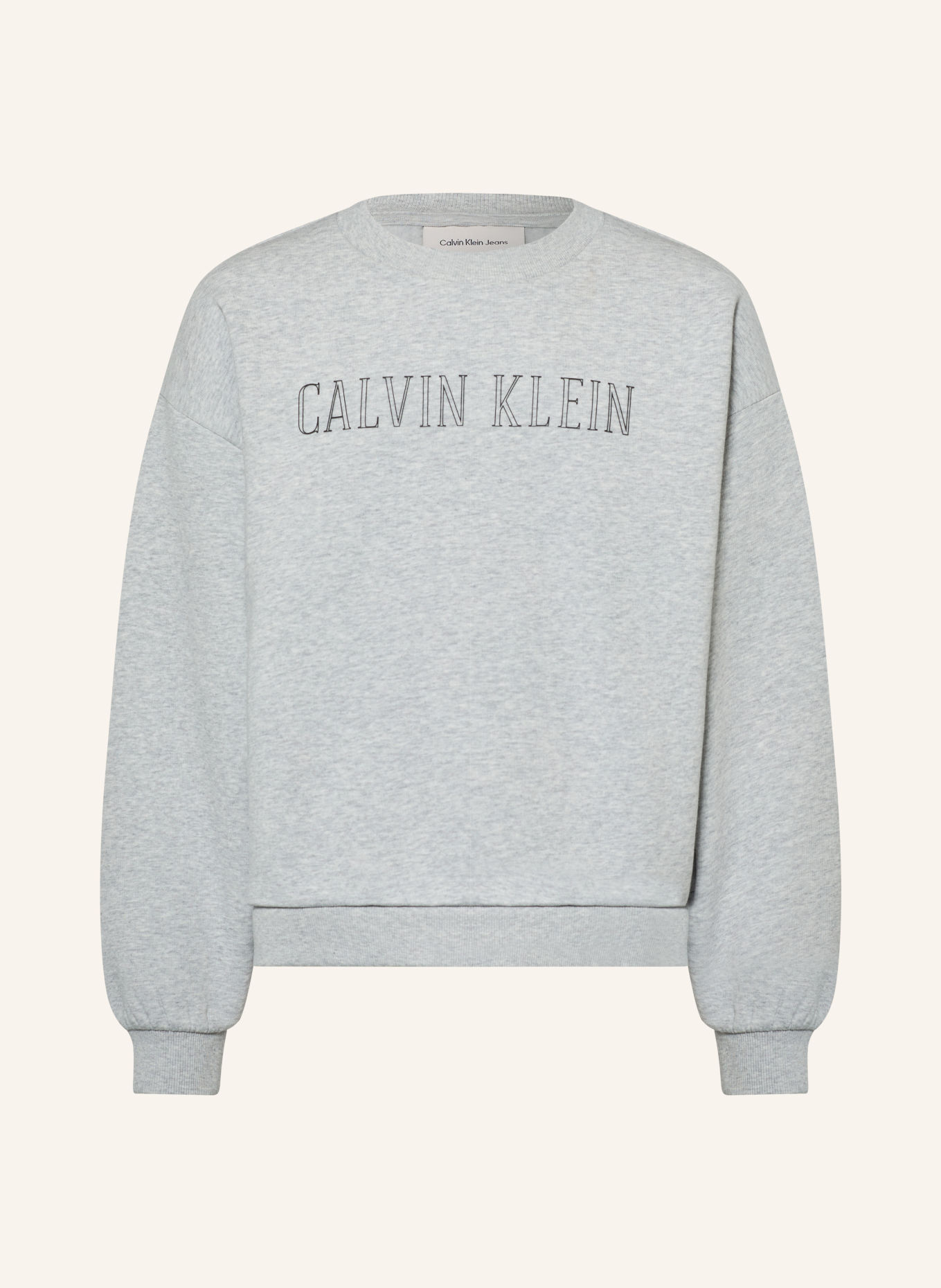 Calvin Klein Sweatshirt: GRAU / SCHWARZ