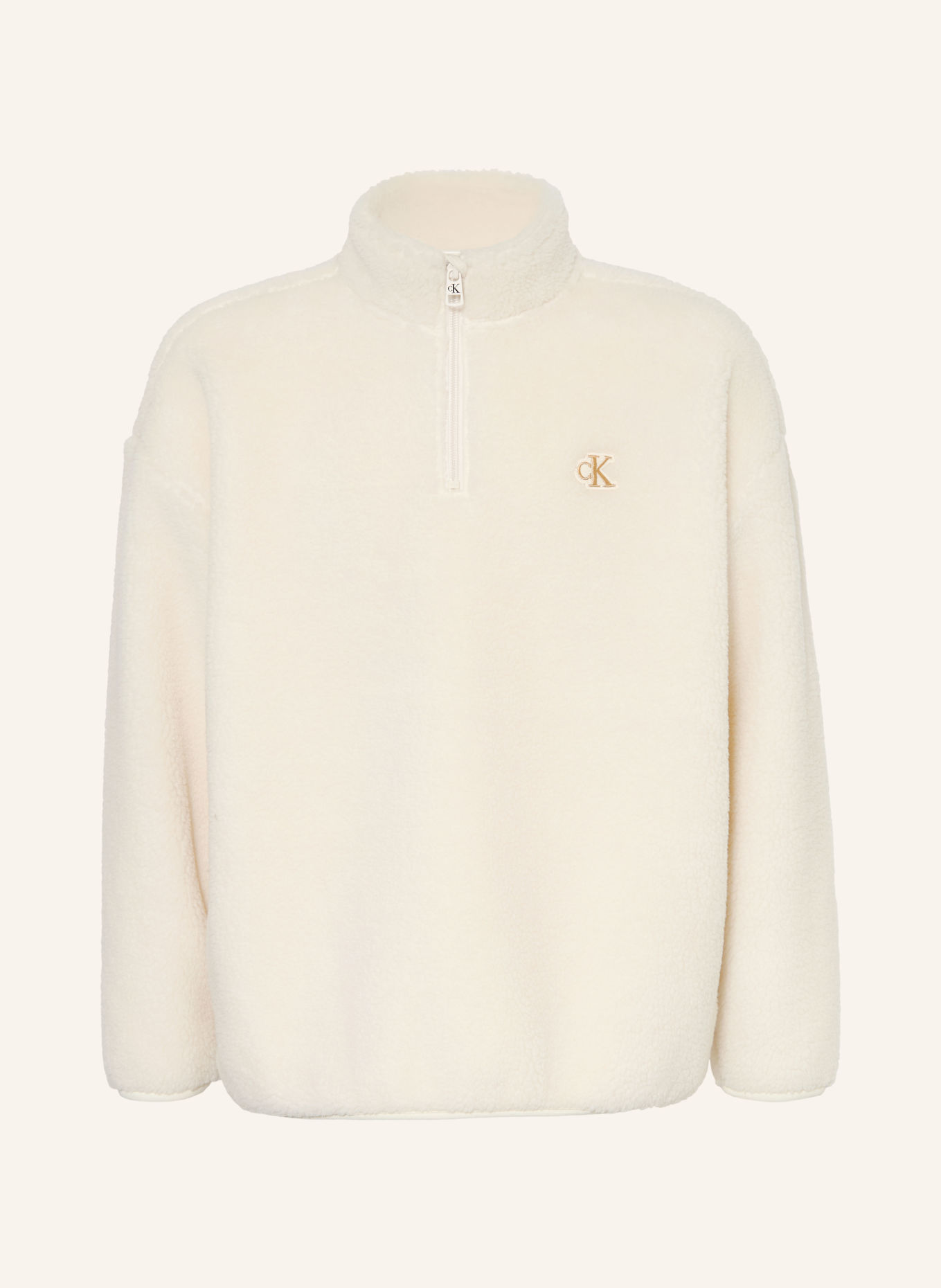 Calvin Klein Teddyfell-Troyer: CREME