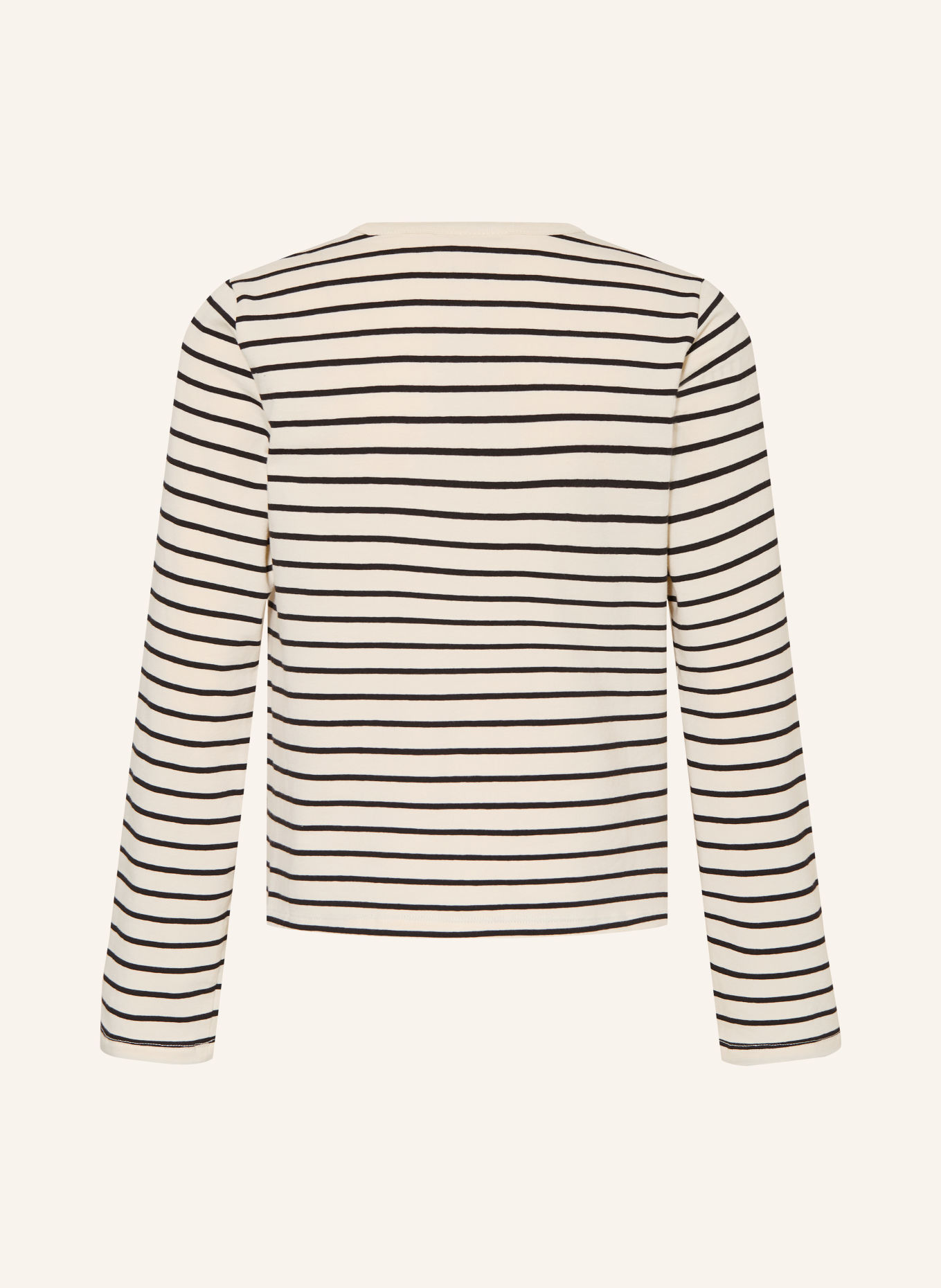 Calvin Klein Long-sleeve shirt: ECRU / BLACK