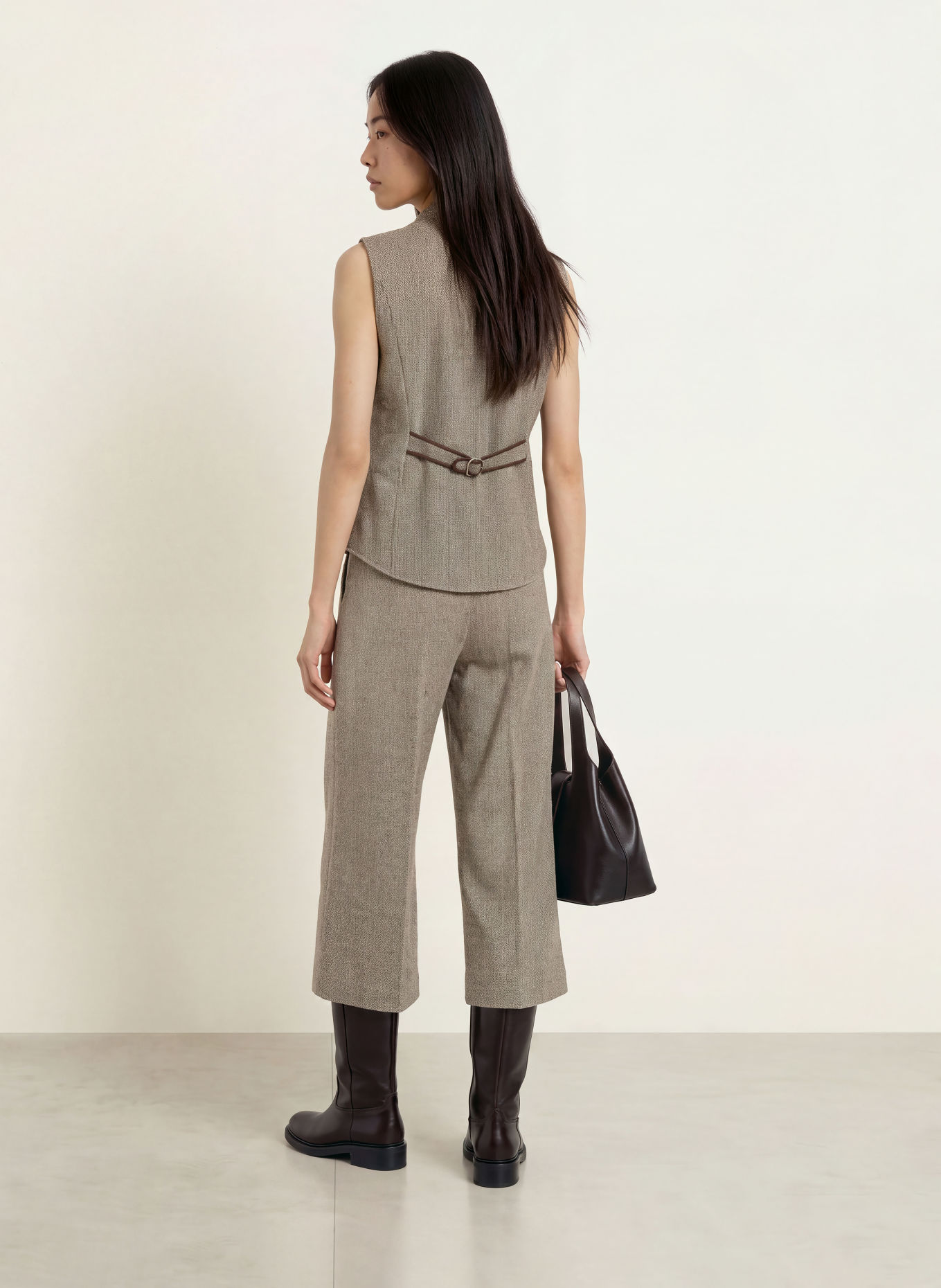 MOS MOSH Culotte MMCORINNE: BRUIN / CRÈME