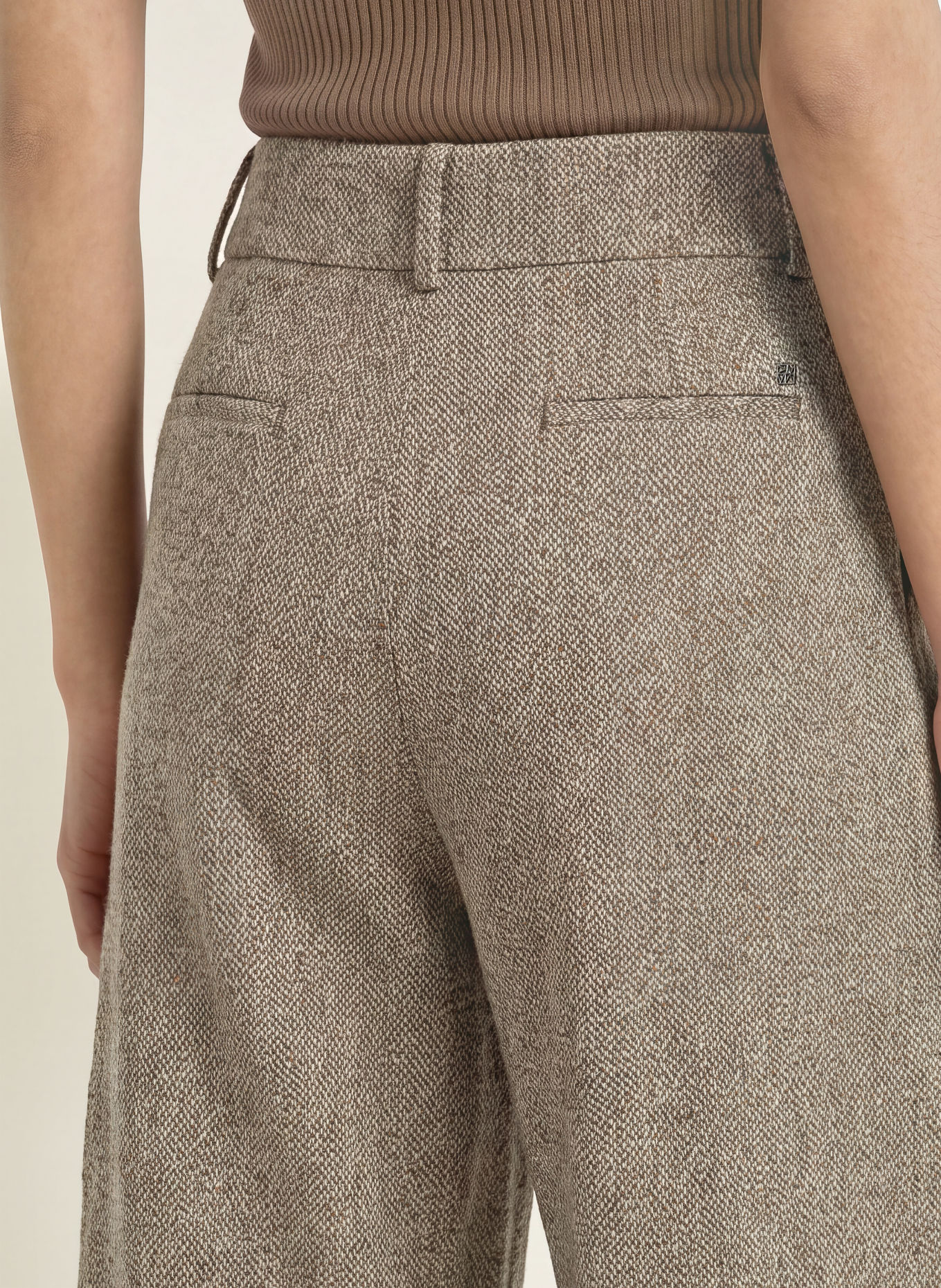 MOS MOSH Culotte MMCORINNE: BRUIN / CRÈME