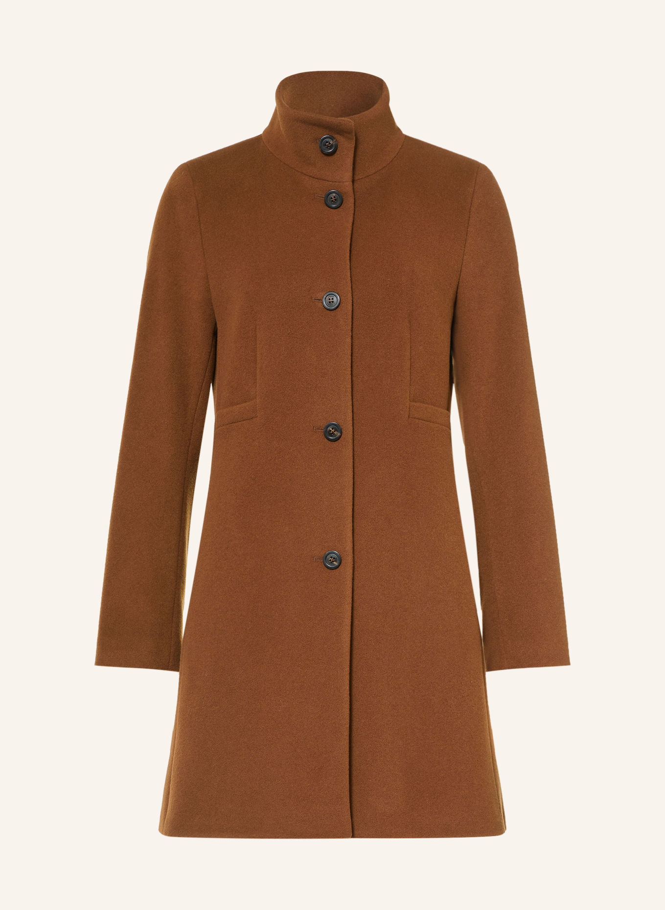 CINQUE CIMINORA Wool coat: BROWN
