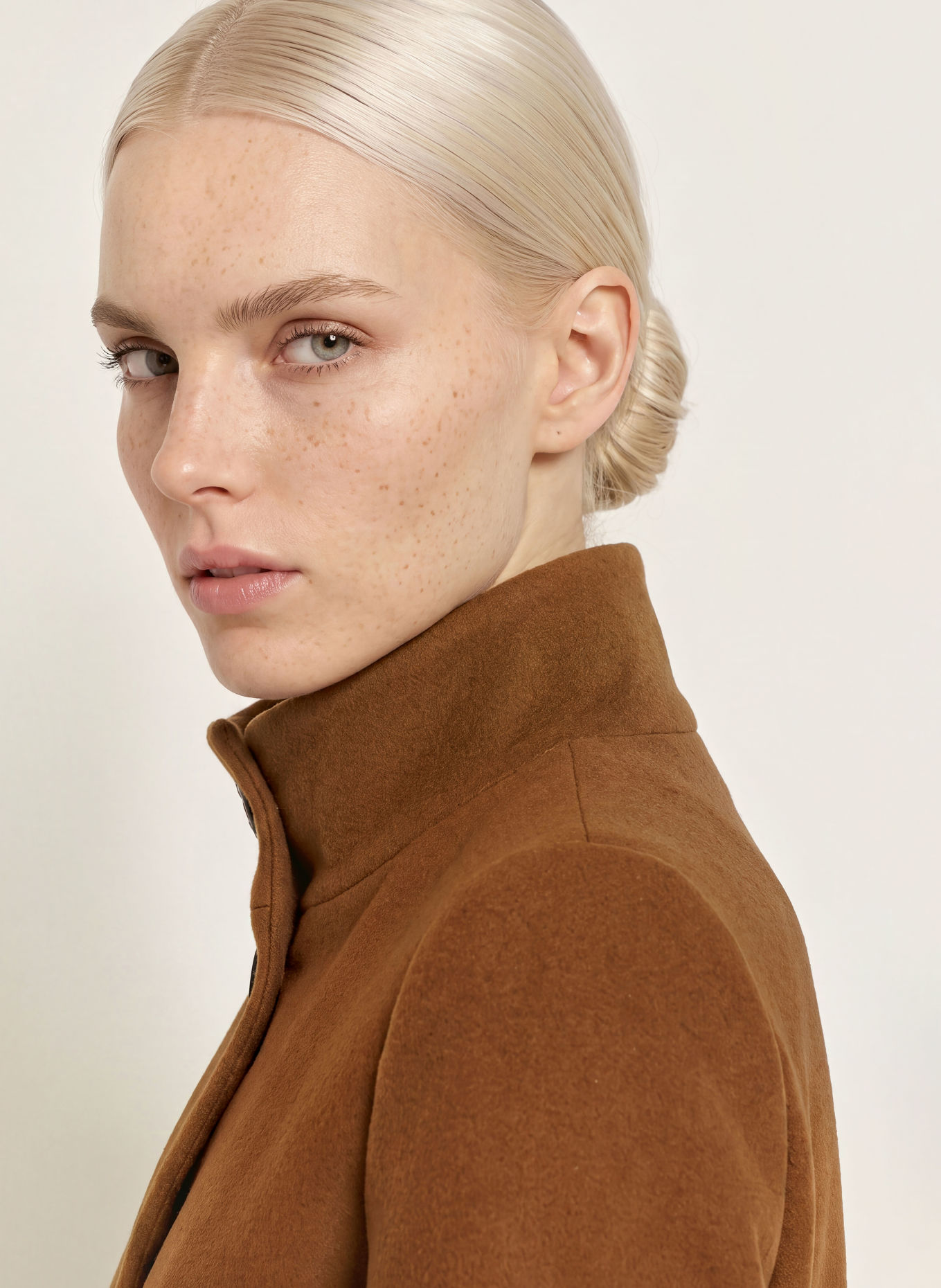 CINQUE CIMINORA Wool coat: BROWN