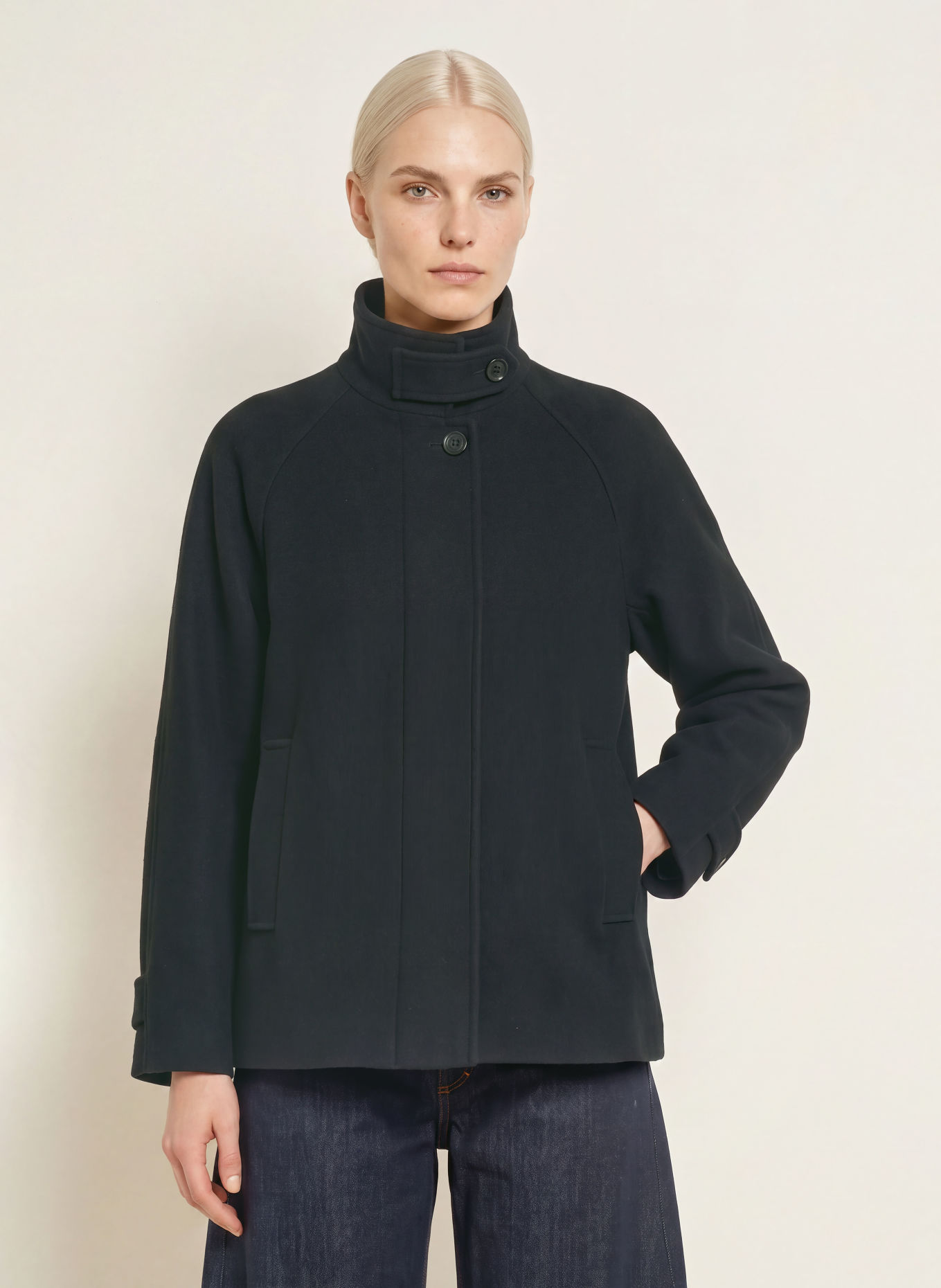CINQUE CIJILA Jacket: BLACK