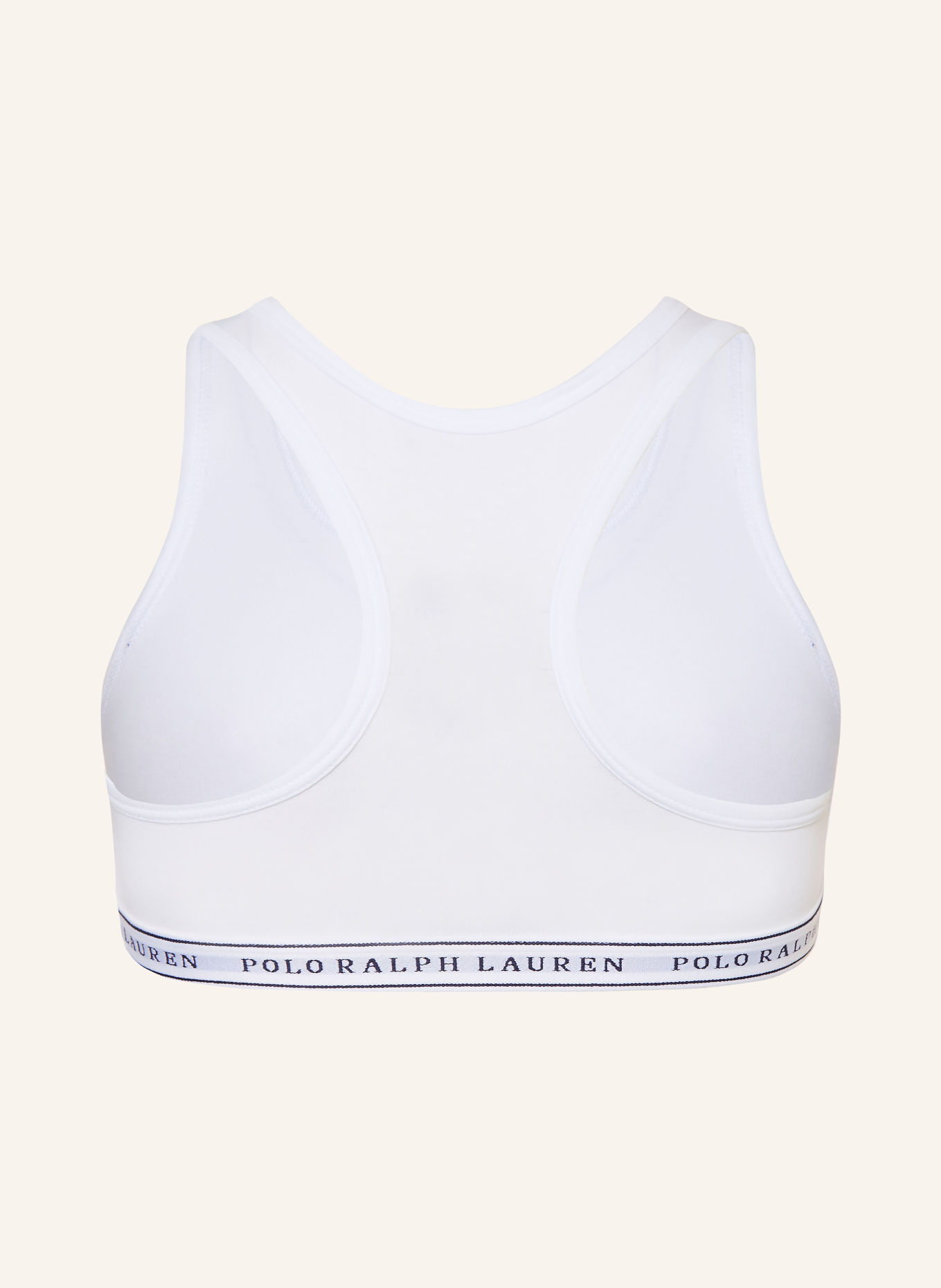 POLO RALPH LAUREN 2-Pack of Bralettes: WHITE / PINK / BLACK