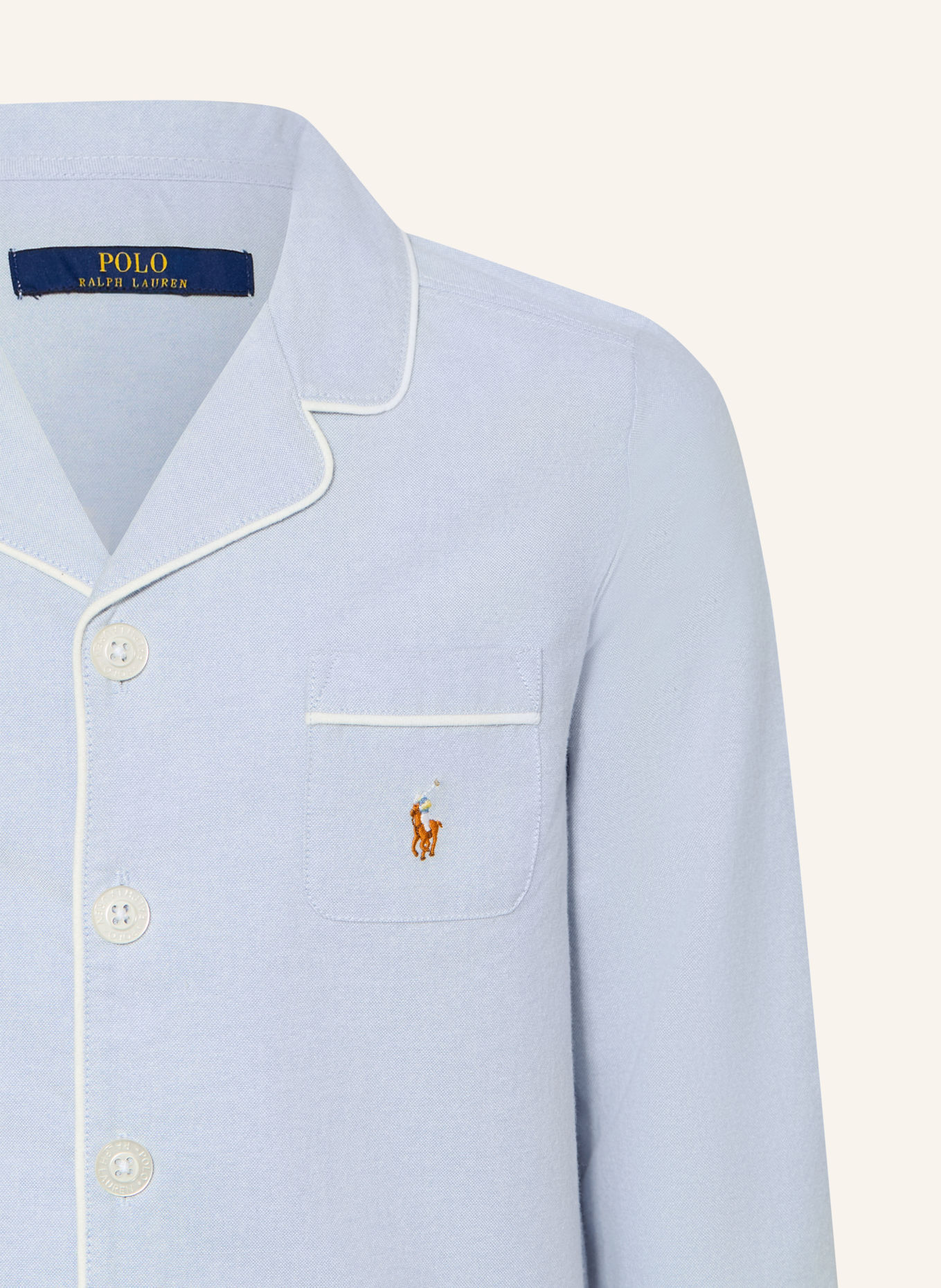 POLO RALPH LAUREN Pyjamas: LYSEBLÅ