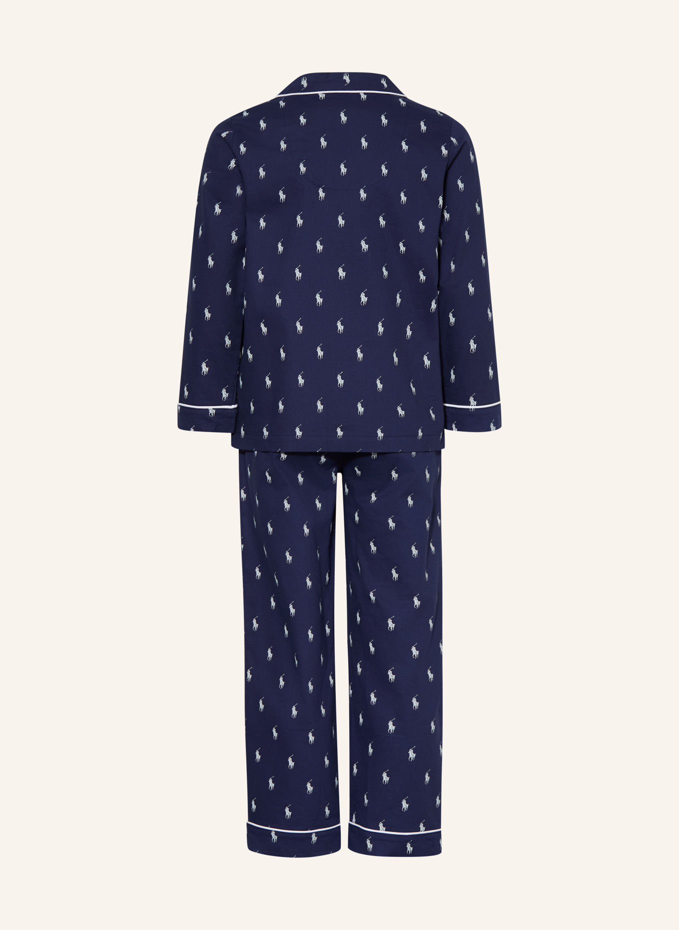 POLO RALPH LAUREN Pajamas: DARK BLUE / WHITE