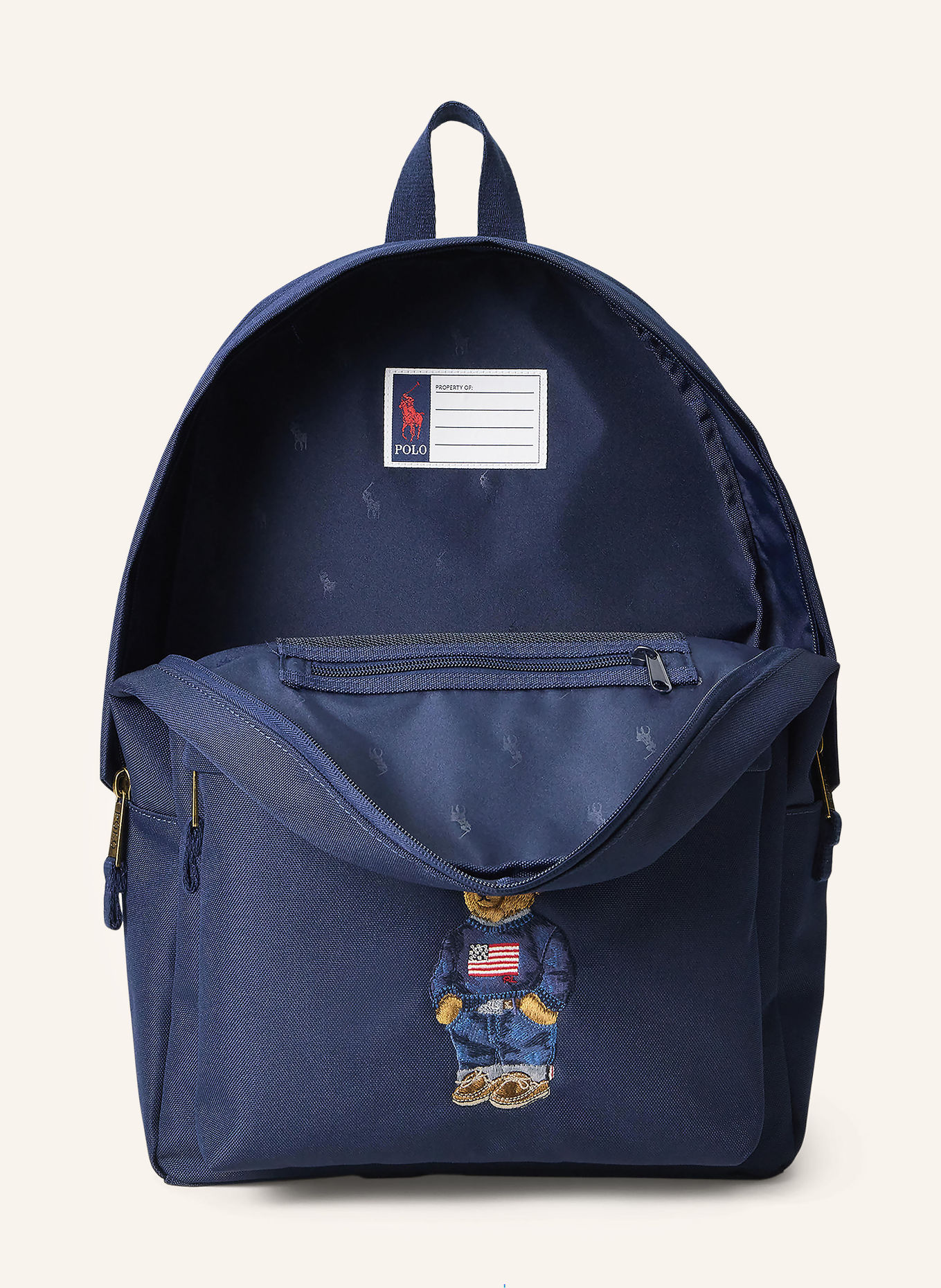 POLO RALPH LAUREN Sac à dos avec compartiment pour ordinateur portable: BLEU FONCÉ
