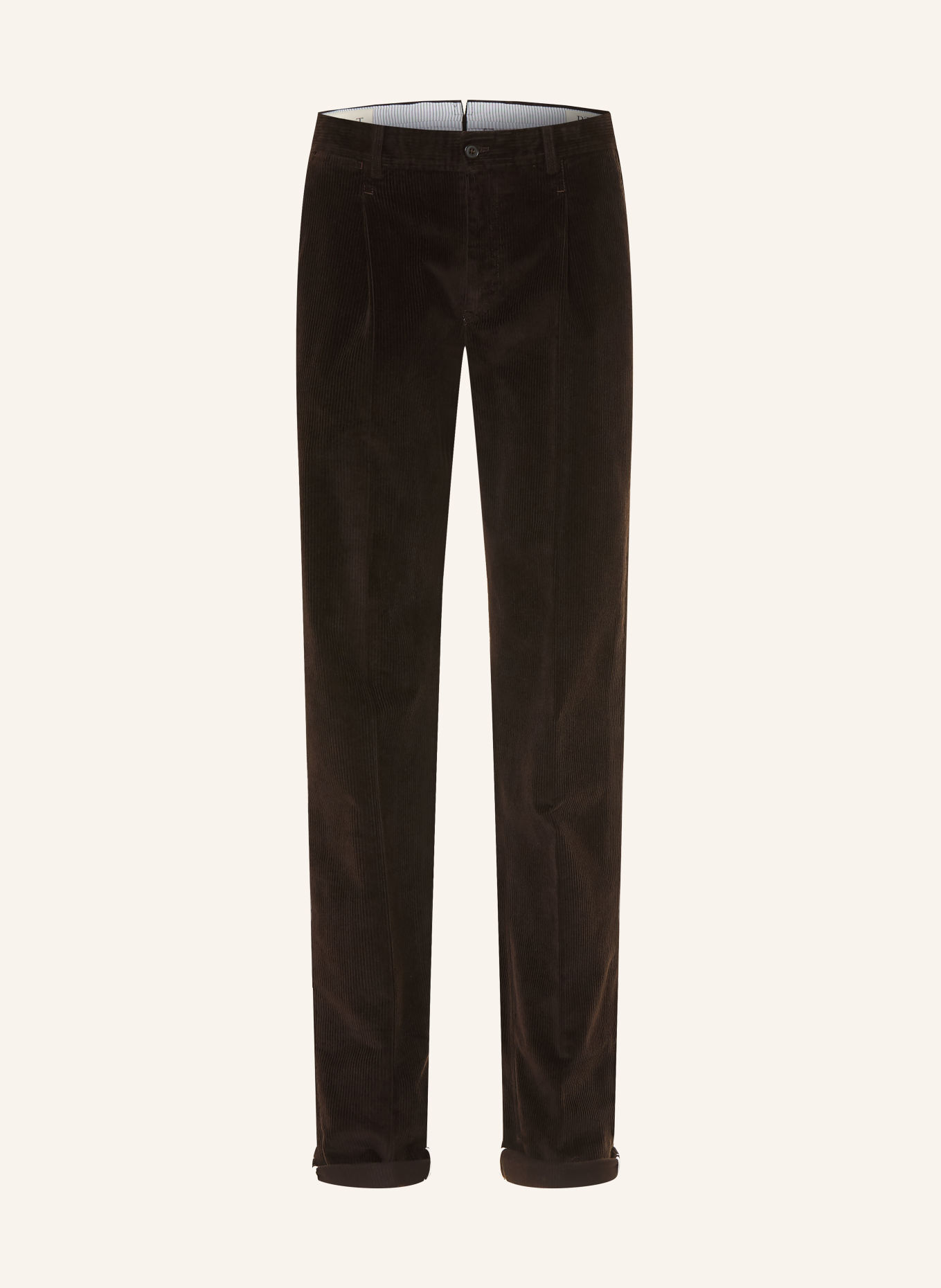 PT TORINO Cordchino Extra Slim Fit: MARRON FONCÉ