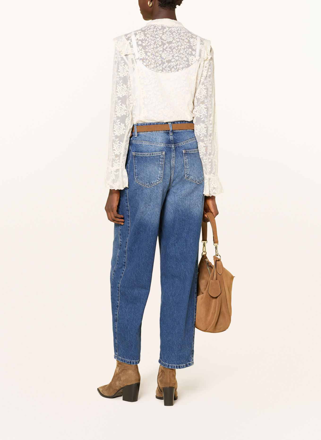 Part Two Barrel Jeans CHRISTELLPW: 300157 Medium Dark Blue Denim