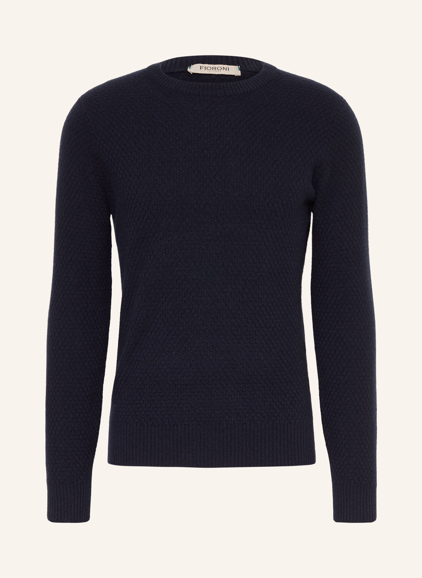 FIORONI Kasjmiertrui: DONKERBLAUW