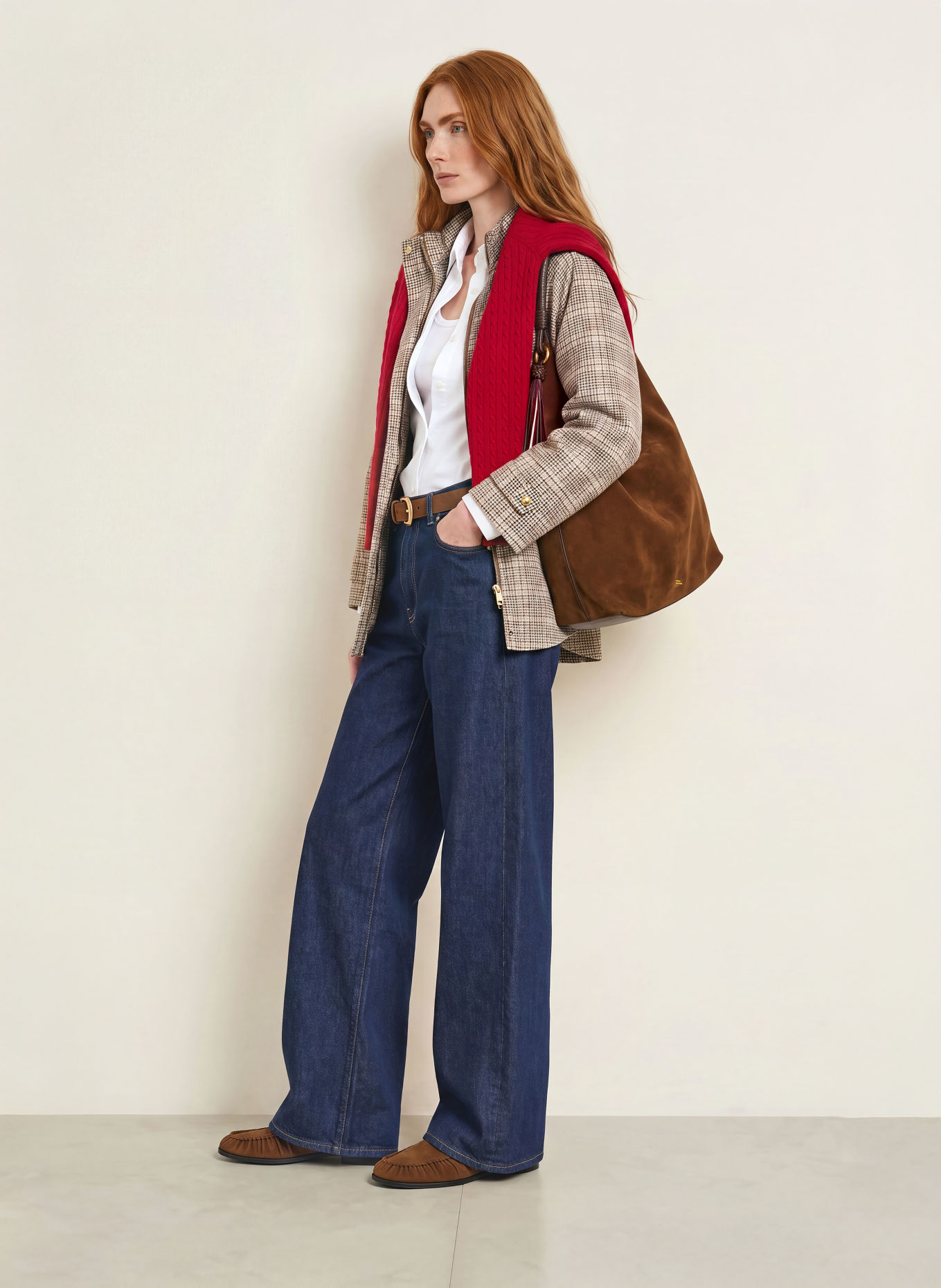 TOMMY HILFIGER Płaszcz: SZAROBRĄZOWY / BRĄZOWY / CZARNY