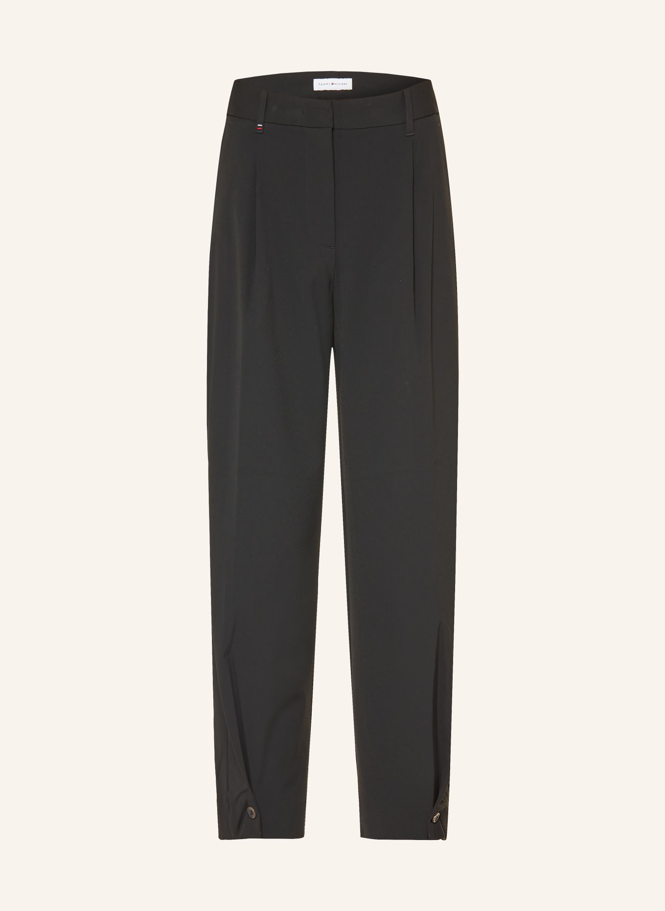 TOMMY HILFIGER Broek: ZWART