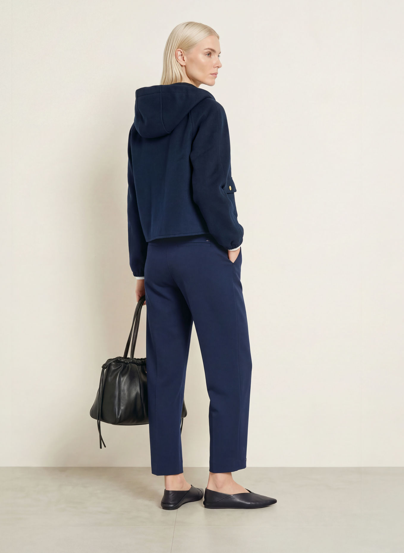 TOMMY HILFIGER Broek: DONKERBLAUW