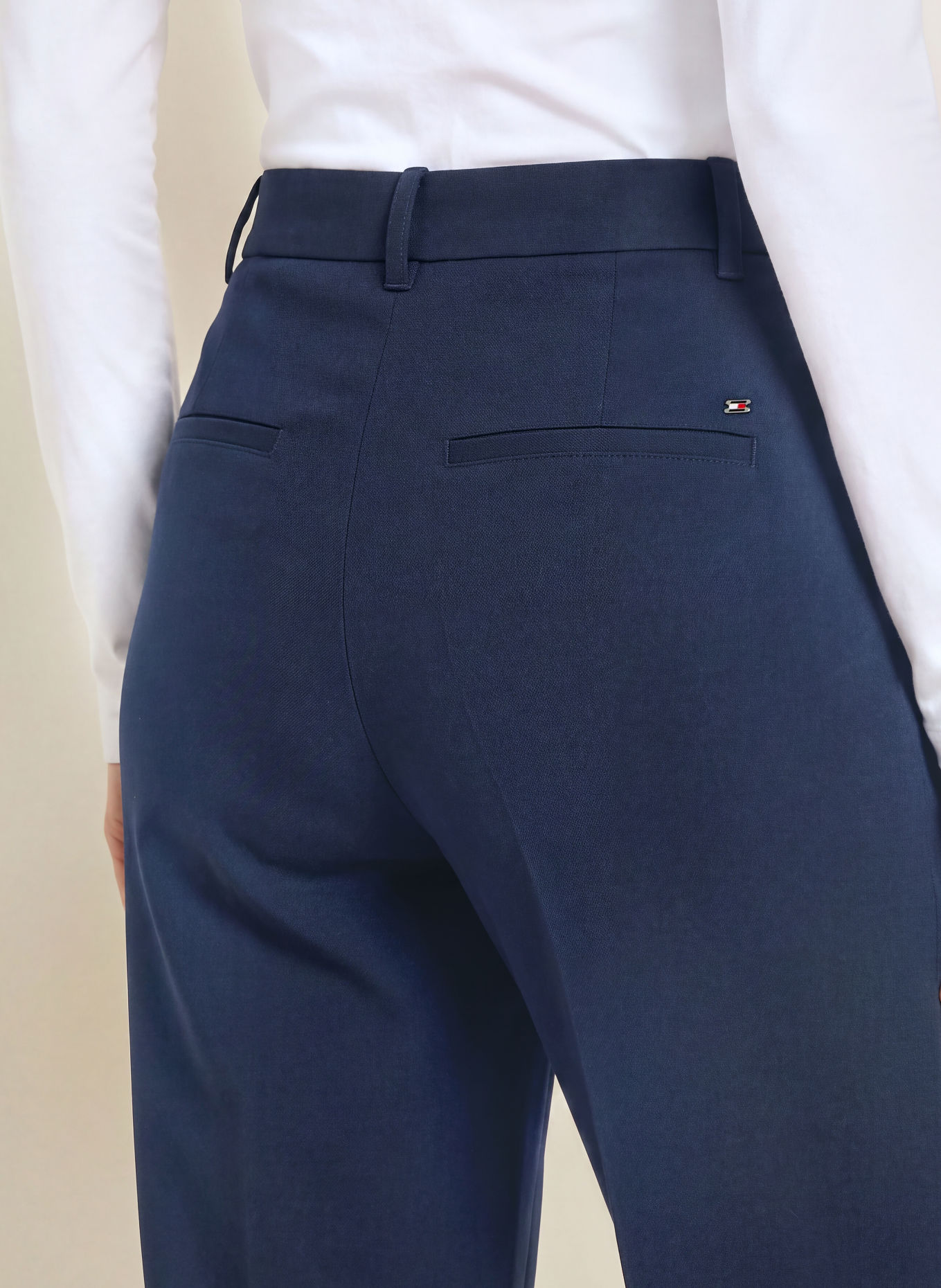 TOMMY HILFIGER Broek: DONKERBLAUW