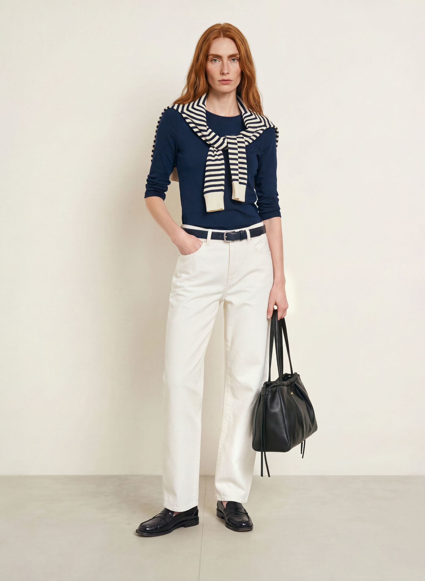 TOMMY HILFIGER Longsleeve: DONKERBLAUW