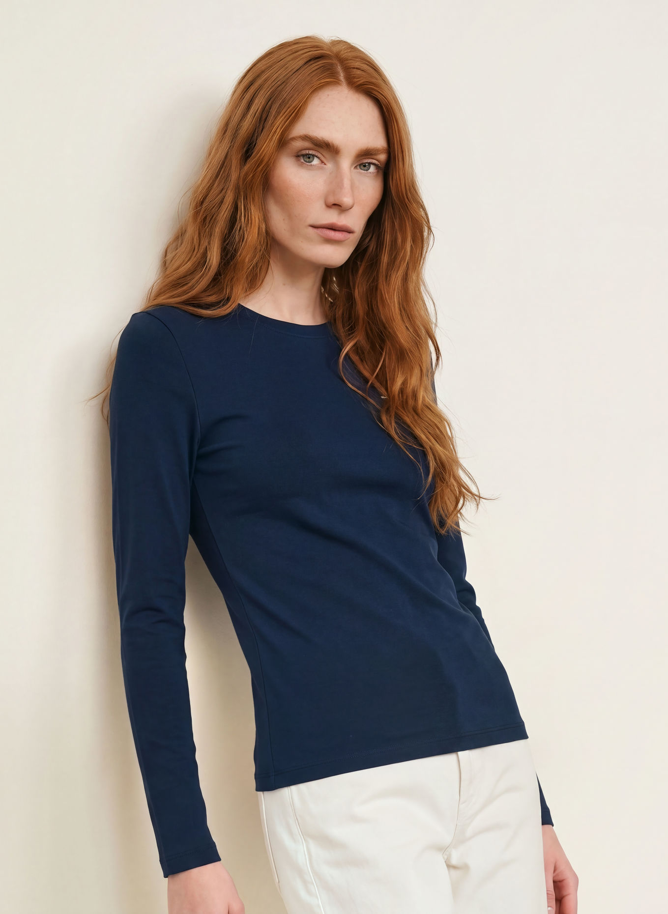 TOMMY HILFIGER Longsleeve: DONKERBLAUW