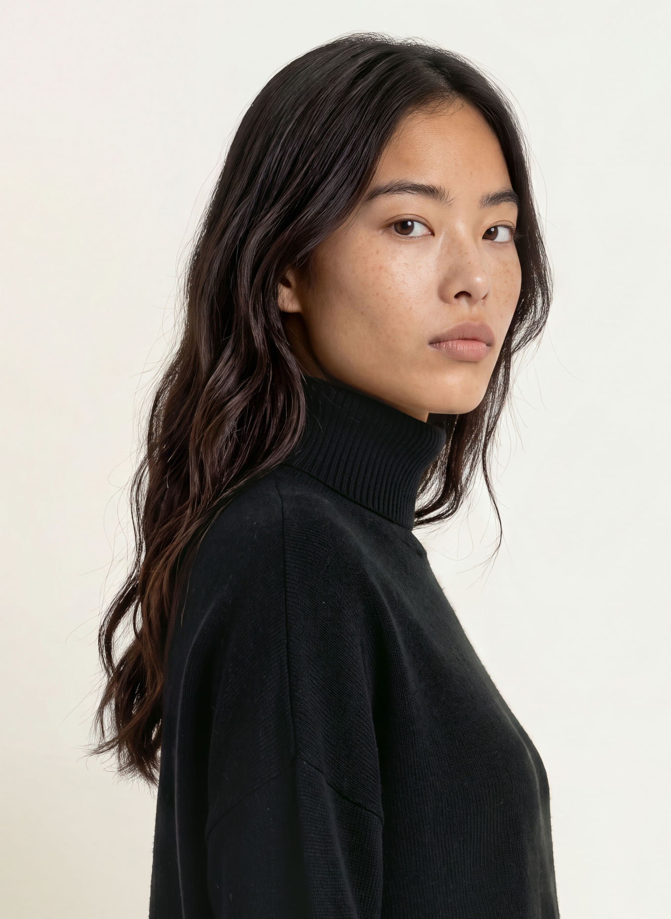 CATNOIR Rollkragenpullover mit Cashmere: SCHWARZ