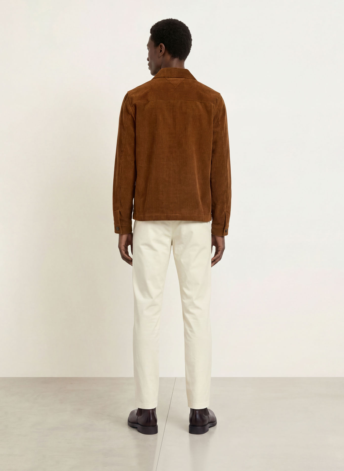 TOMMY HILFIGER Cord-Overjacket: COGNAC