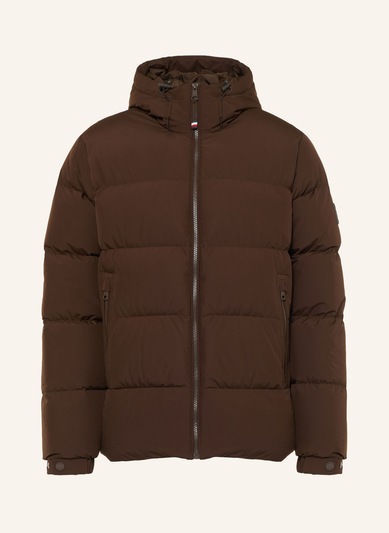 TOMMY HILFIGER Doudoune: MARRON FONCÉ