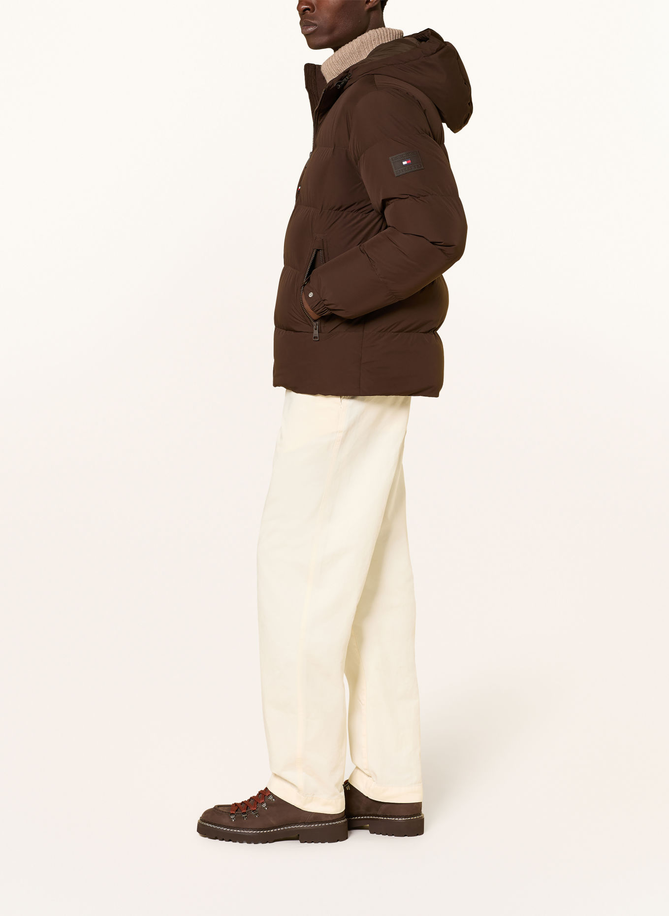 TOMMY HILFIGER Doudoune: MARRON FONCÉ
