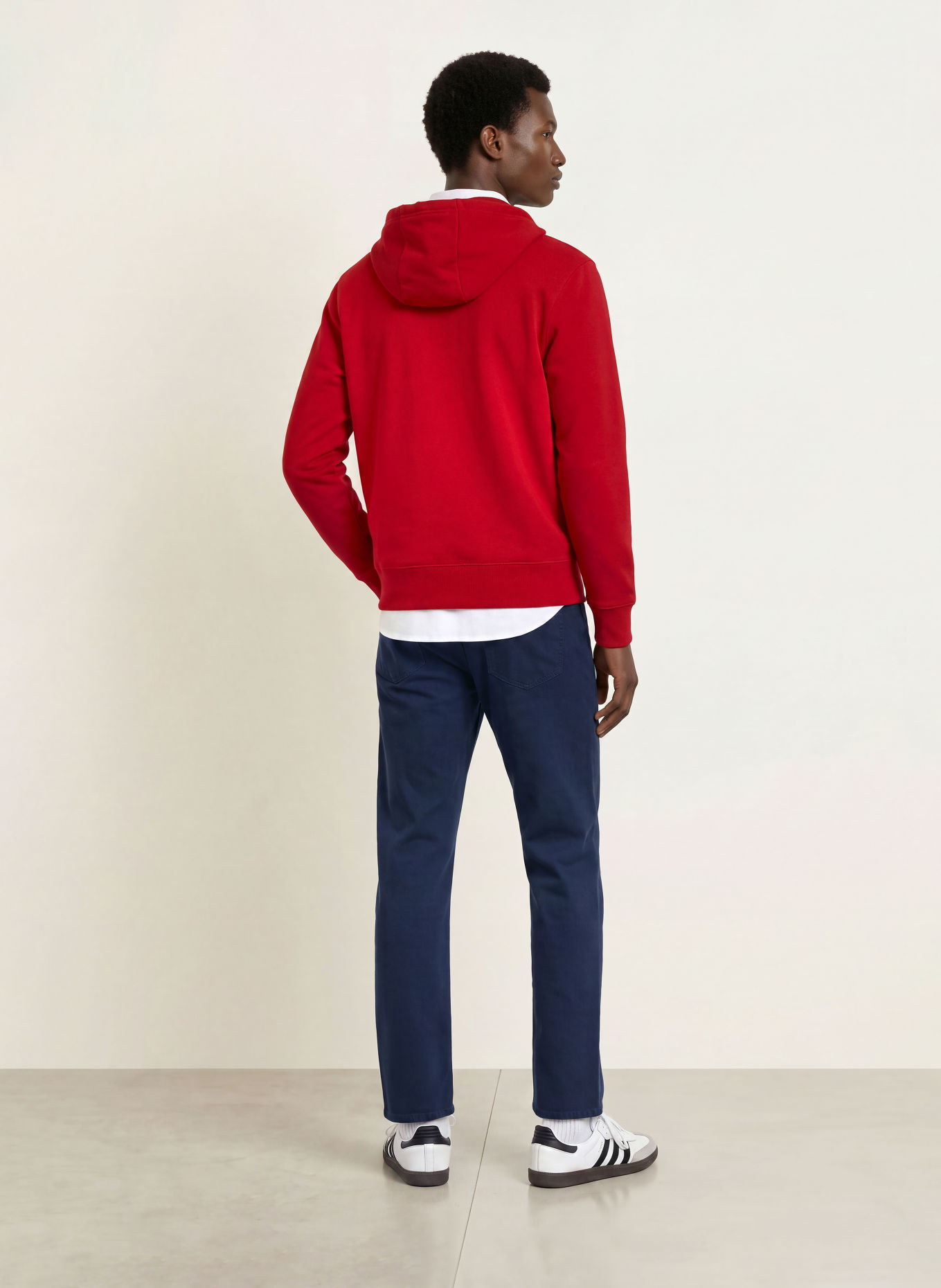 TOMMY HILFIGER Hanorac cu glugă: ROȘU / ALBASTRU ÎNCHIS / ALB
